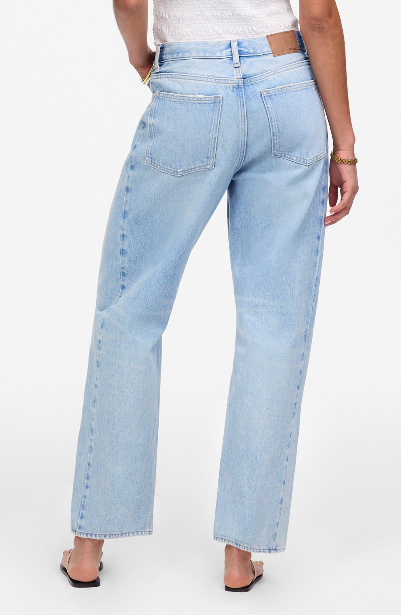 Pieced Barrel Leg Jeans - image 2