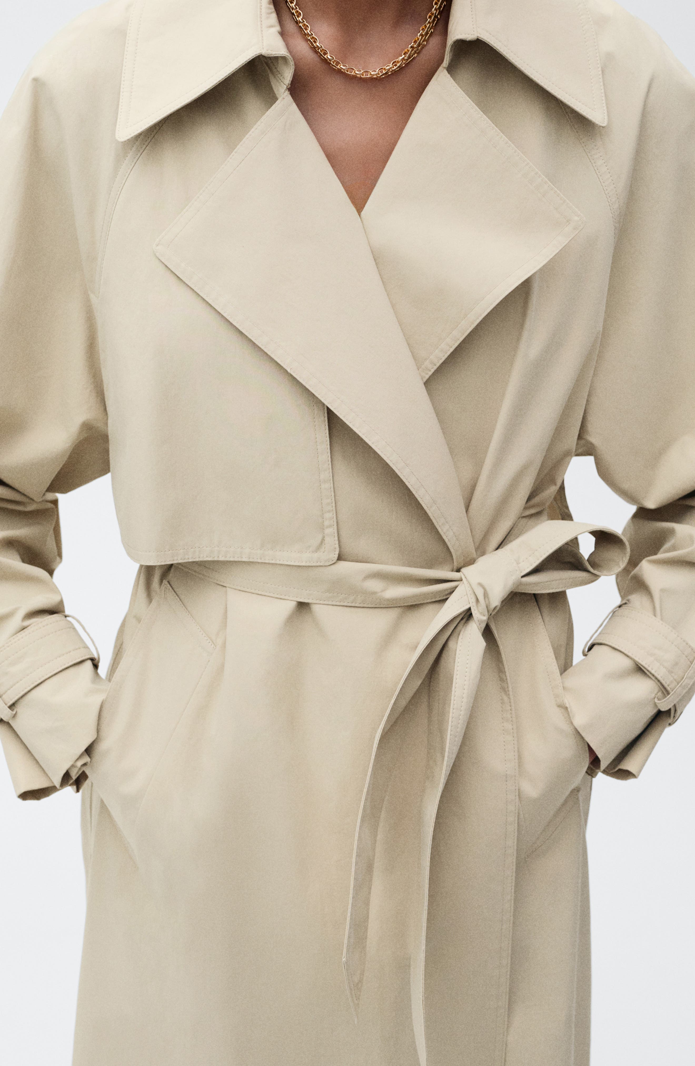 Cotton Trench Coat - image 2