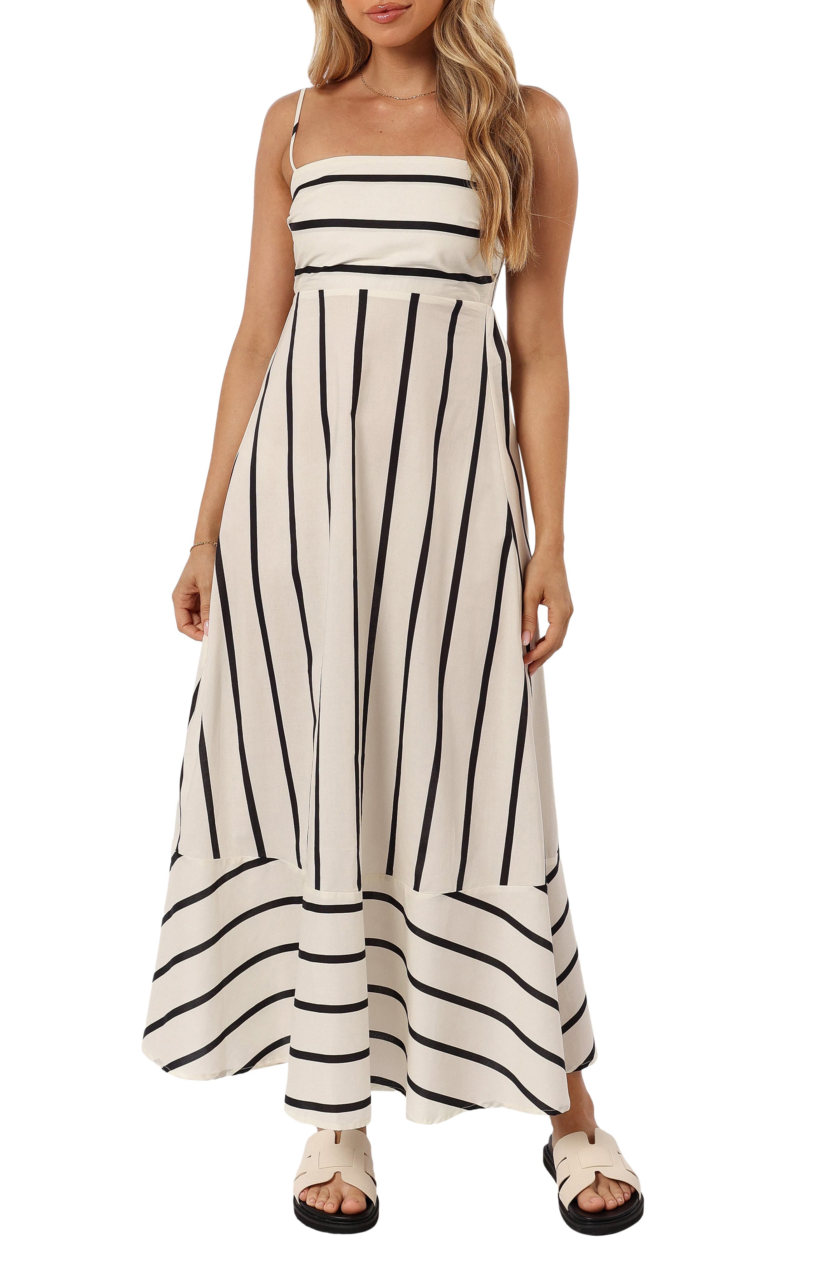 Shantelle Stripe Cotton Sundress - image 1