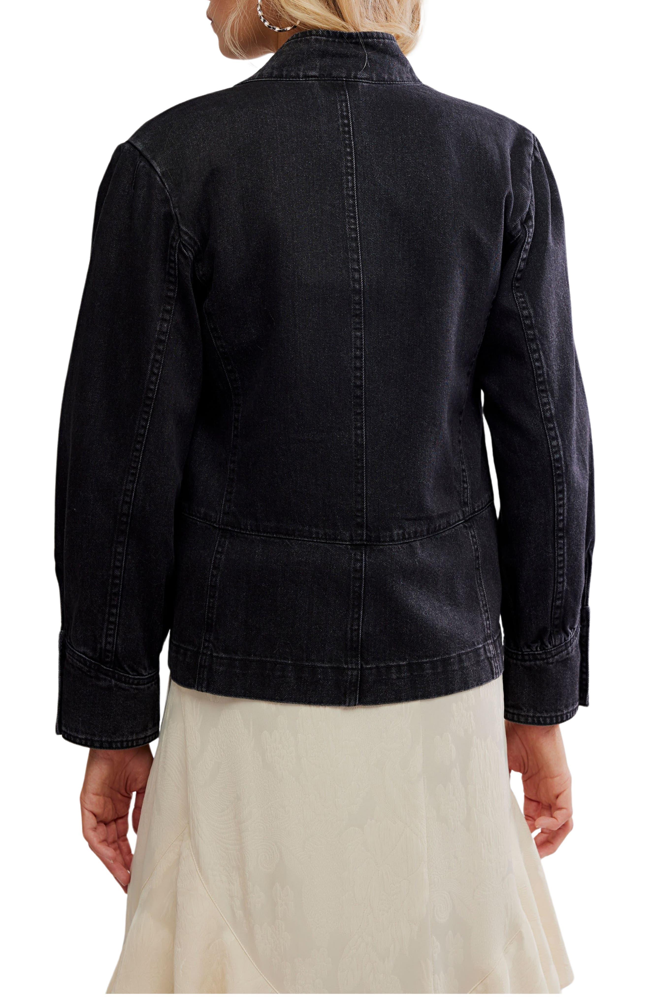 Imogene Double Breasted Denim Jacket - image 2