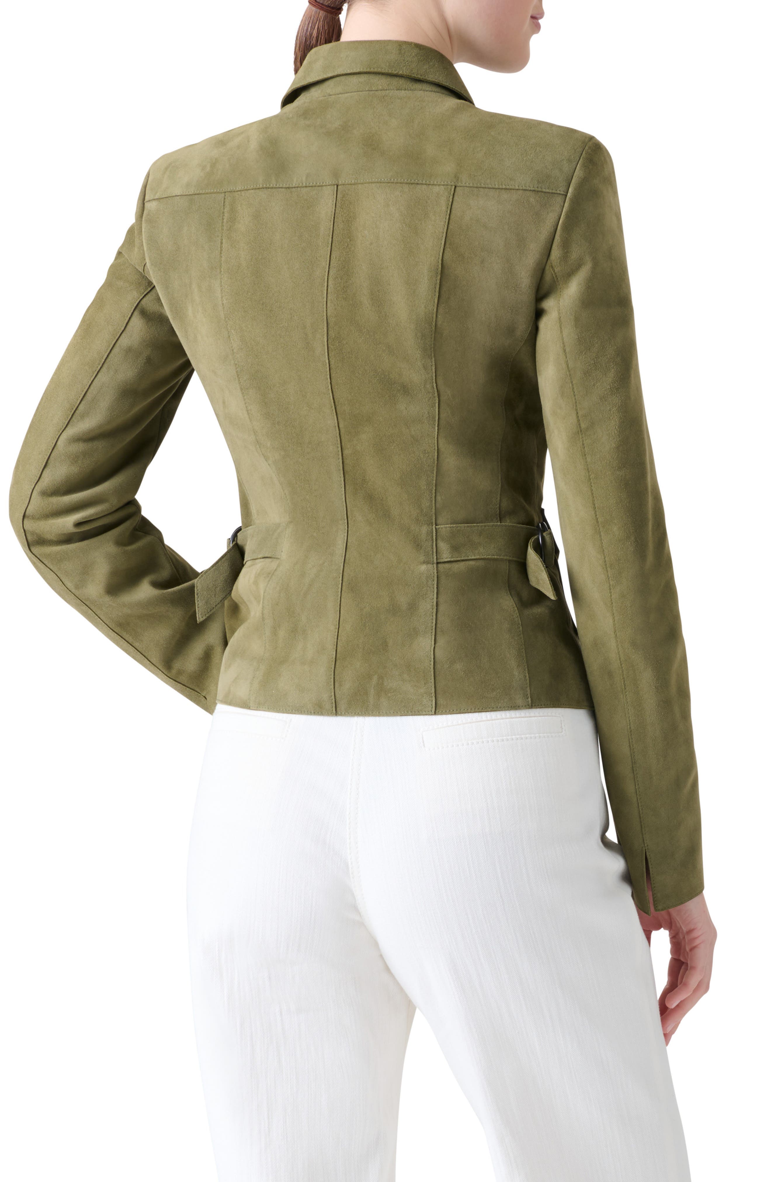 Fitted Suede Jacket - image 2
