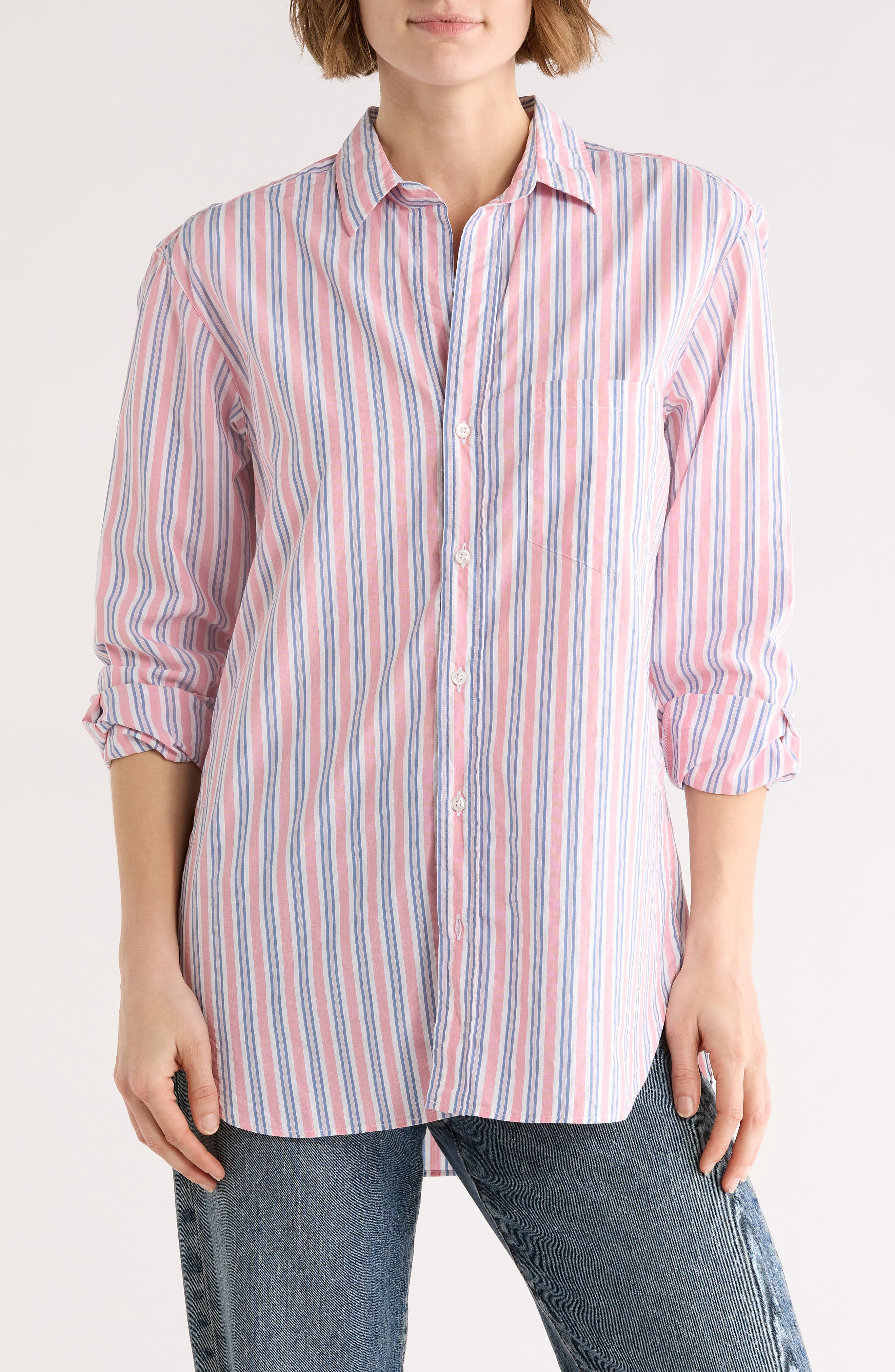 Relaxed Fit Button-Up Shirt - image 1