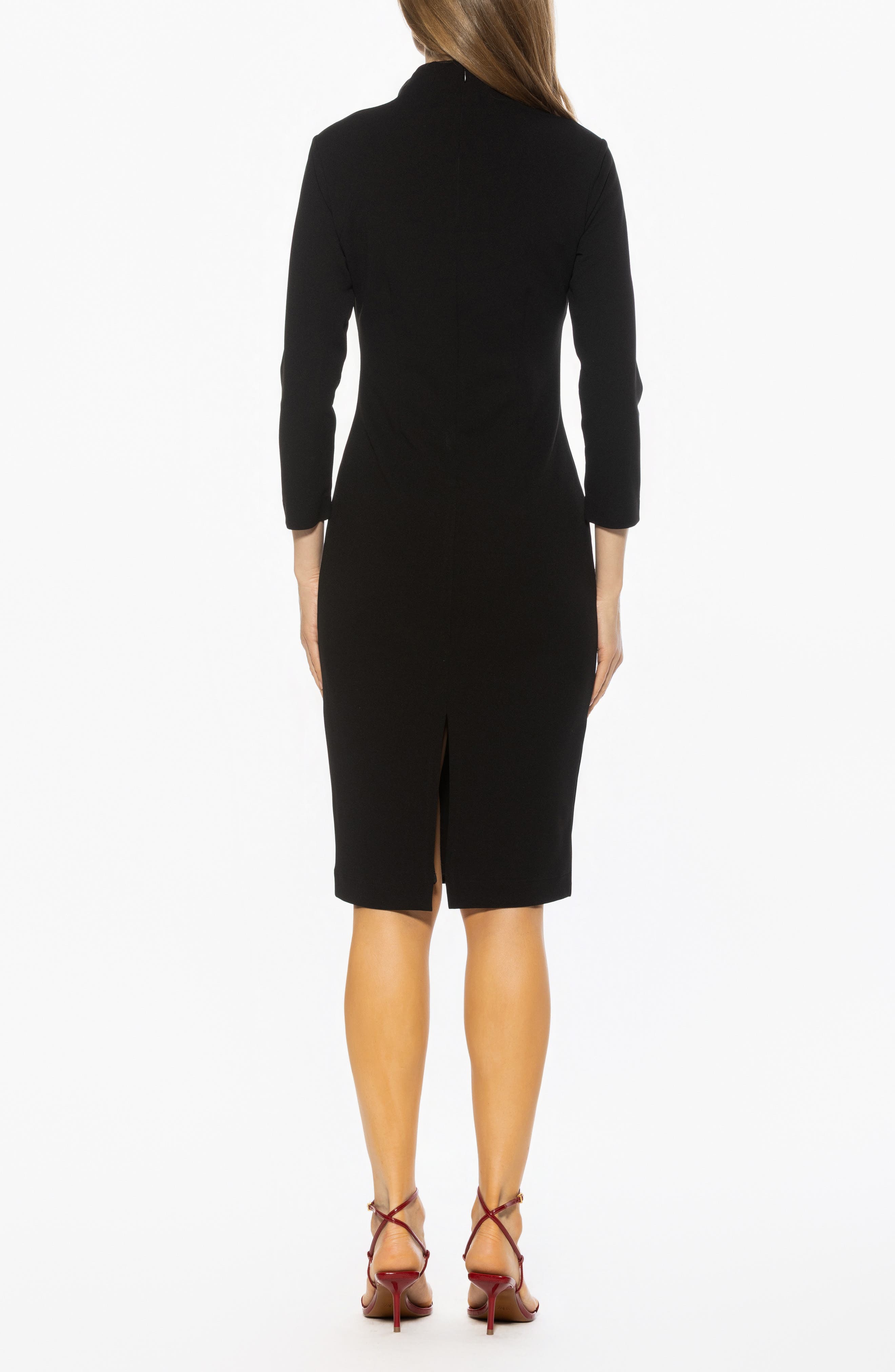 Marais Neck Midi Sheath Dress - image 2
