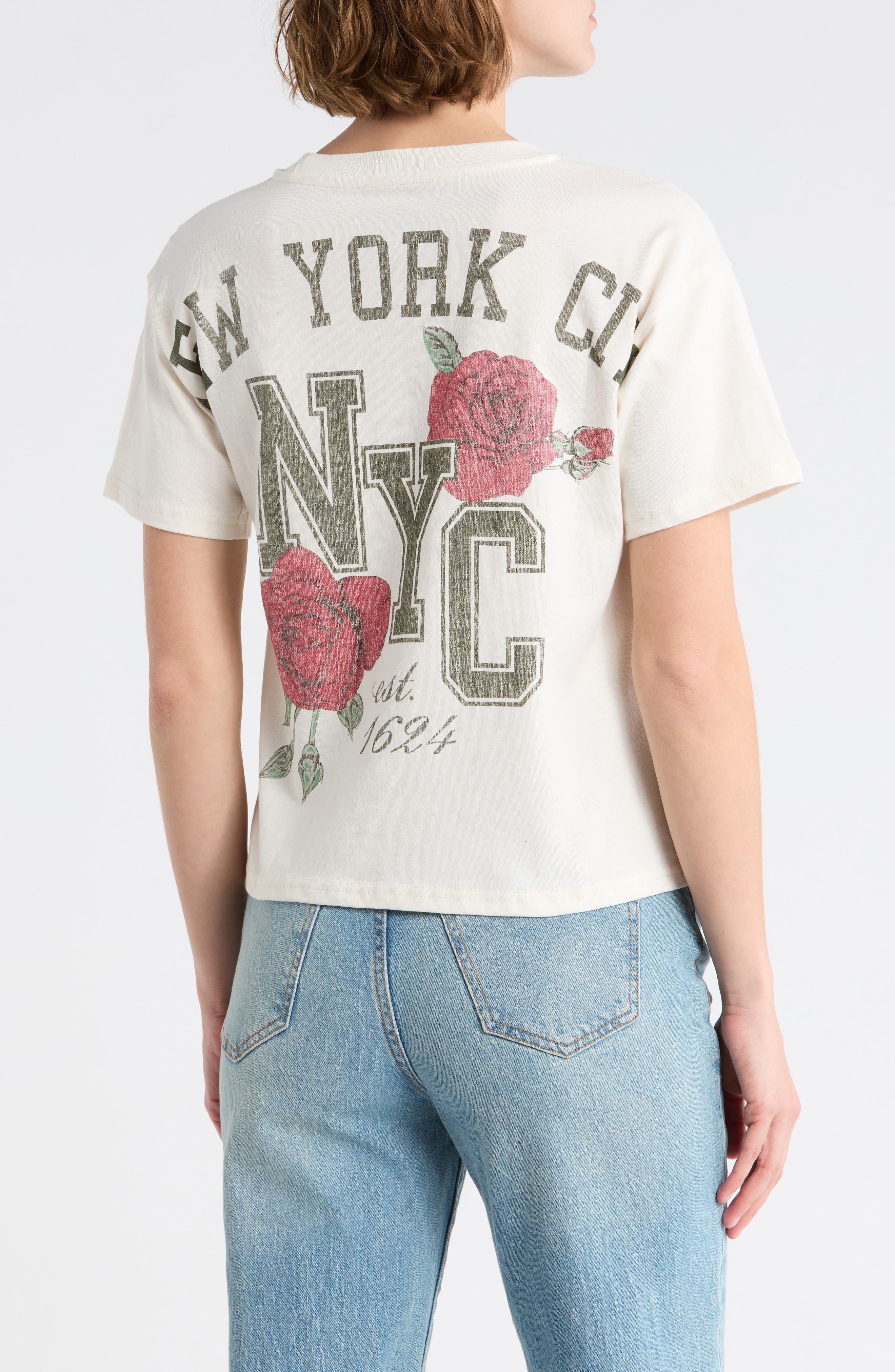 New York City Roses Graphic T-Shirt - image 2