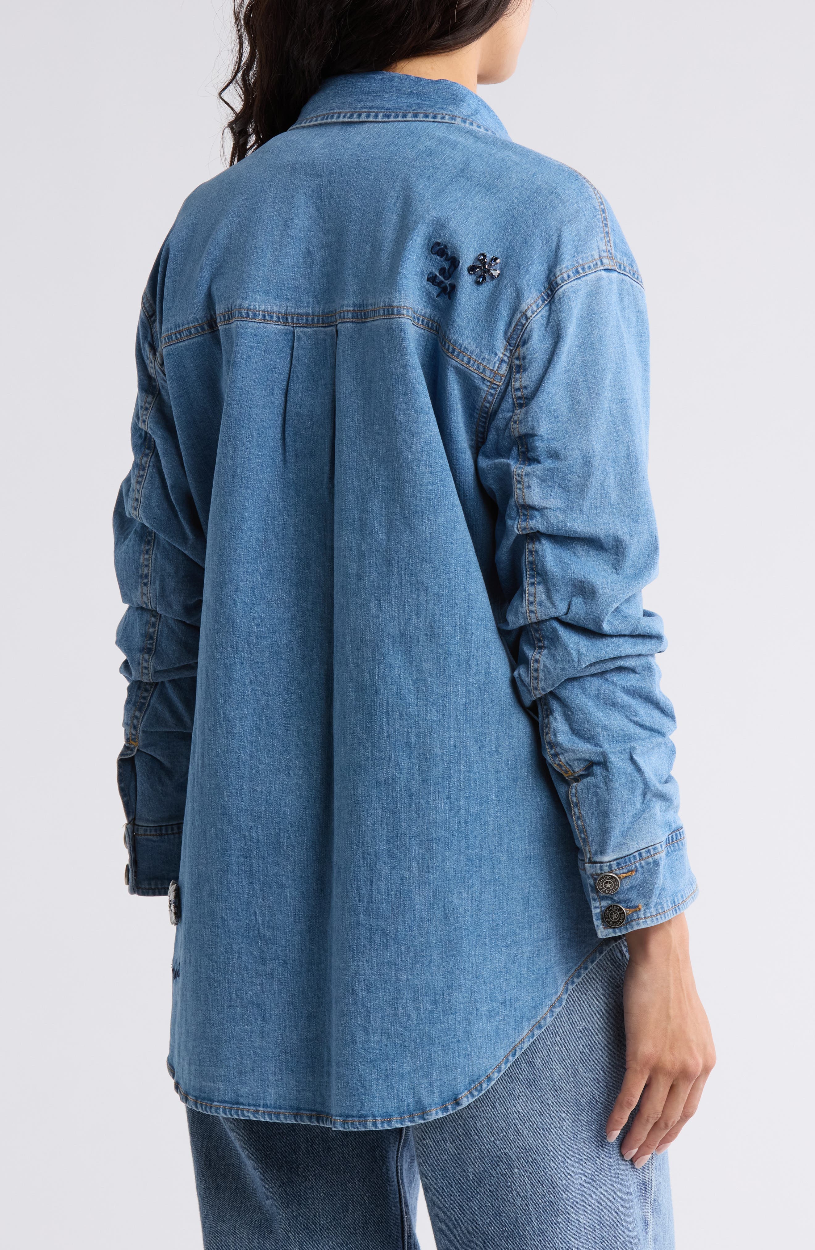 Embellished Denim Vara Jacket - image 2
