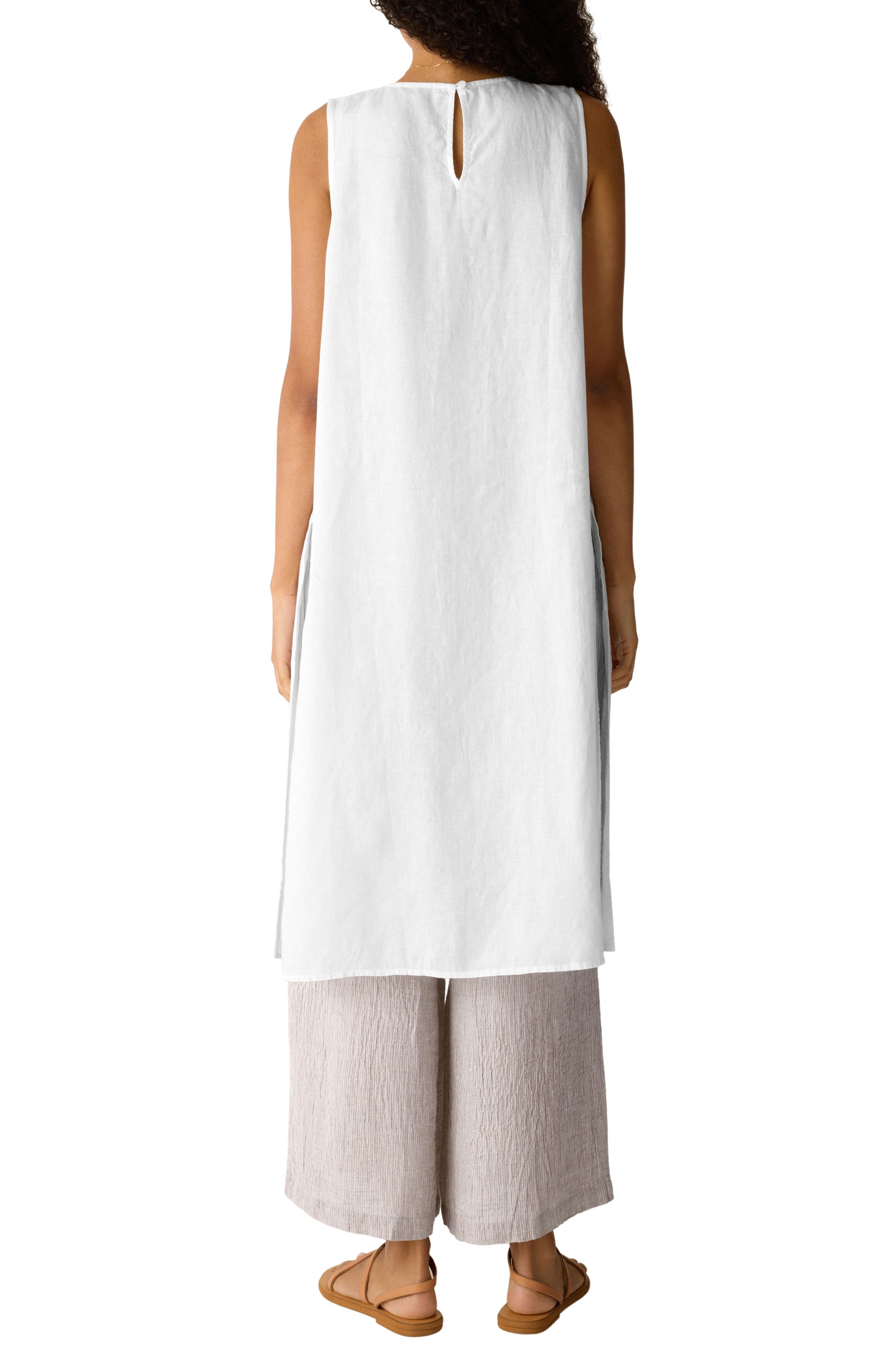 Longline Organic Linen Tunic - image 4