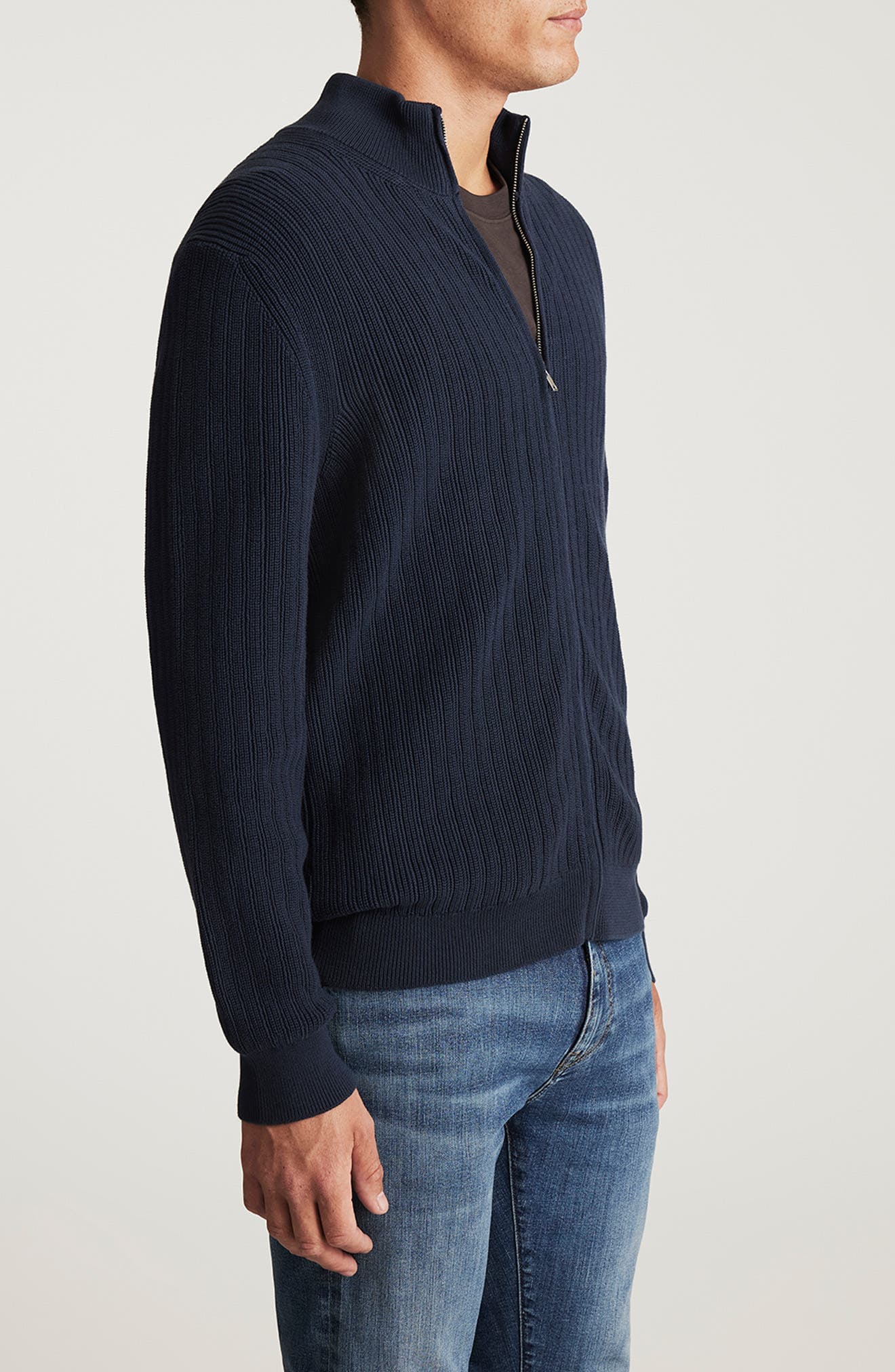 Zip Cardigan Sweater - image 2