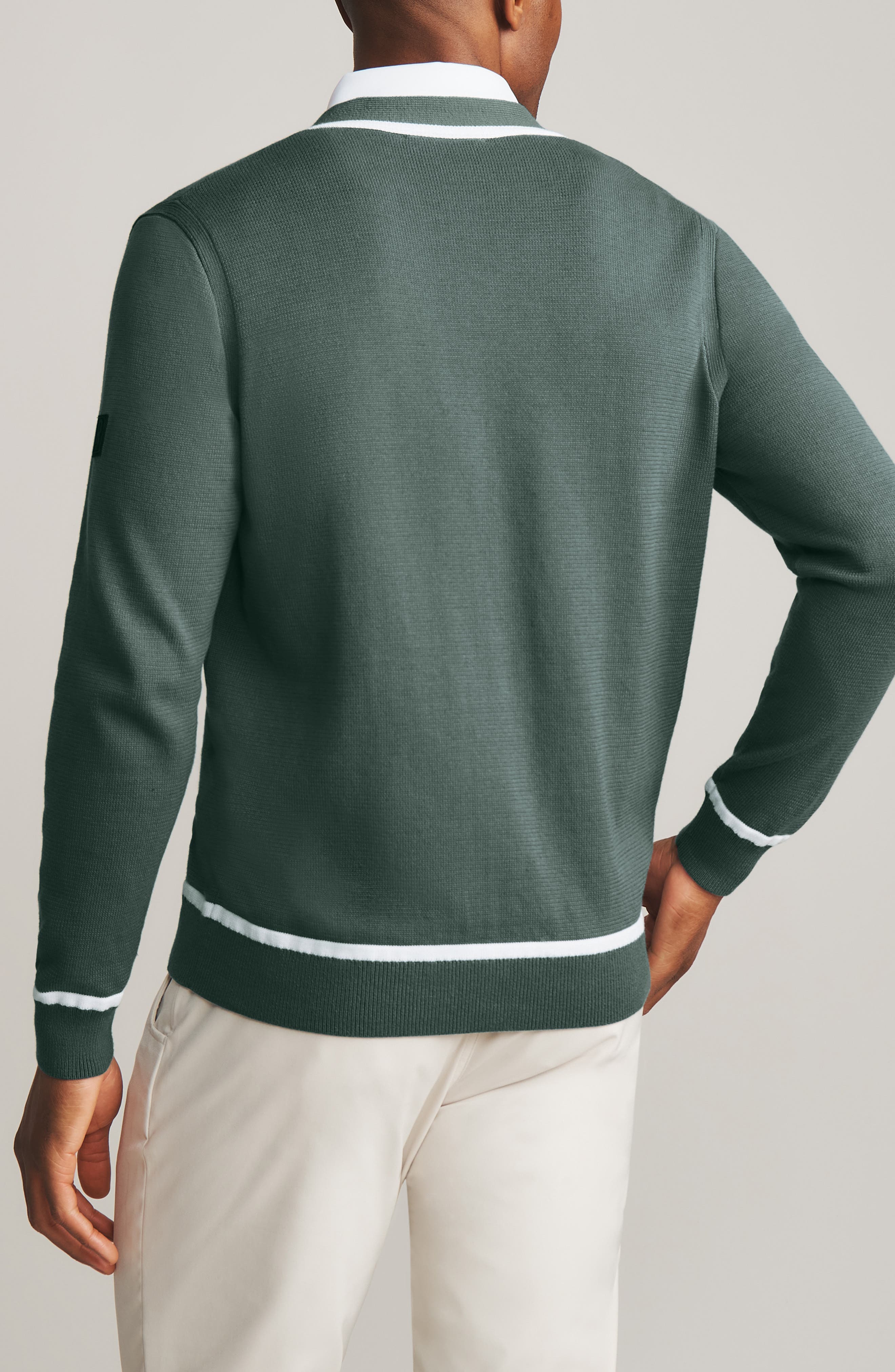 Earl V-Neck Golf Cardigan - image 2
