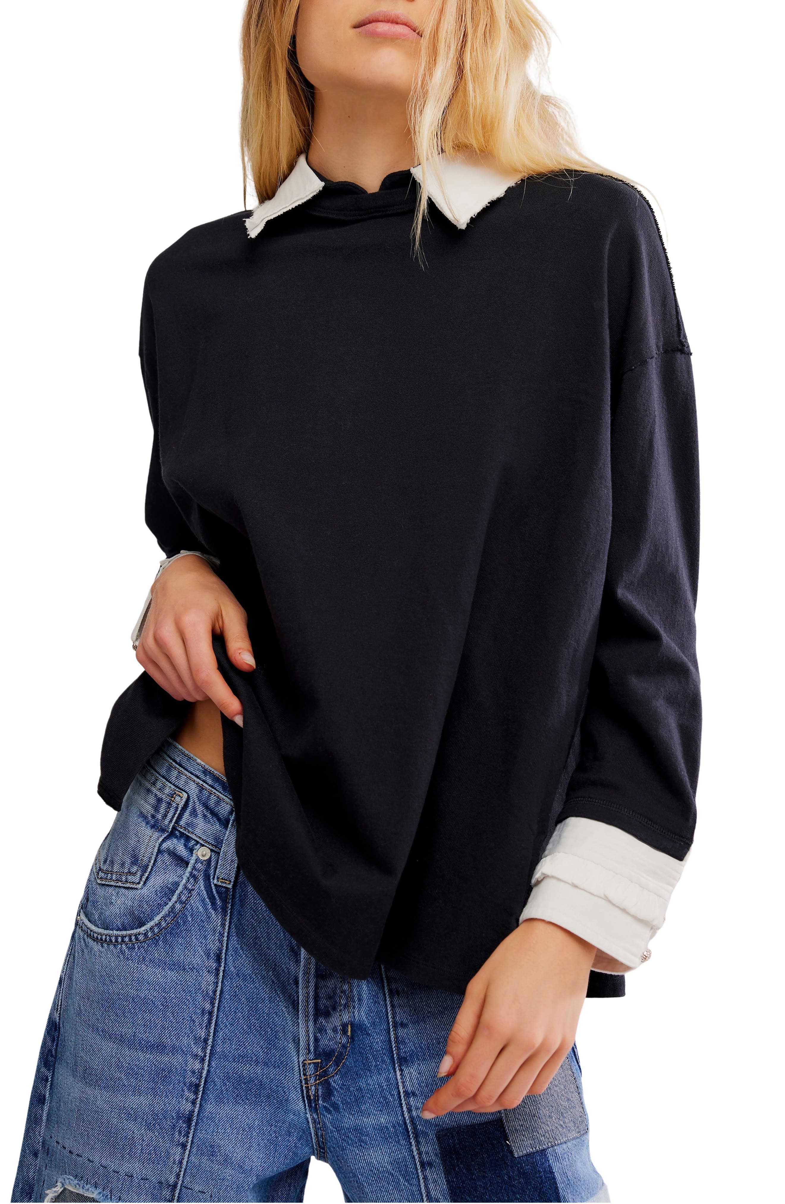 Gianna Layered Look Sweater - image 1