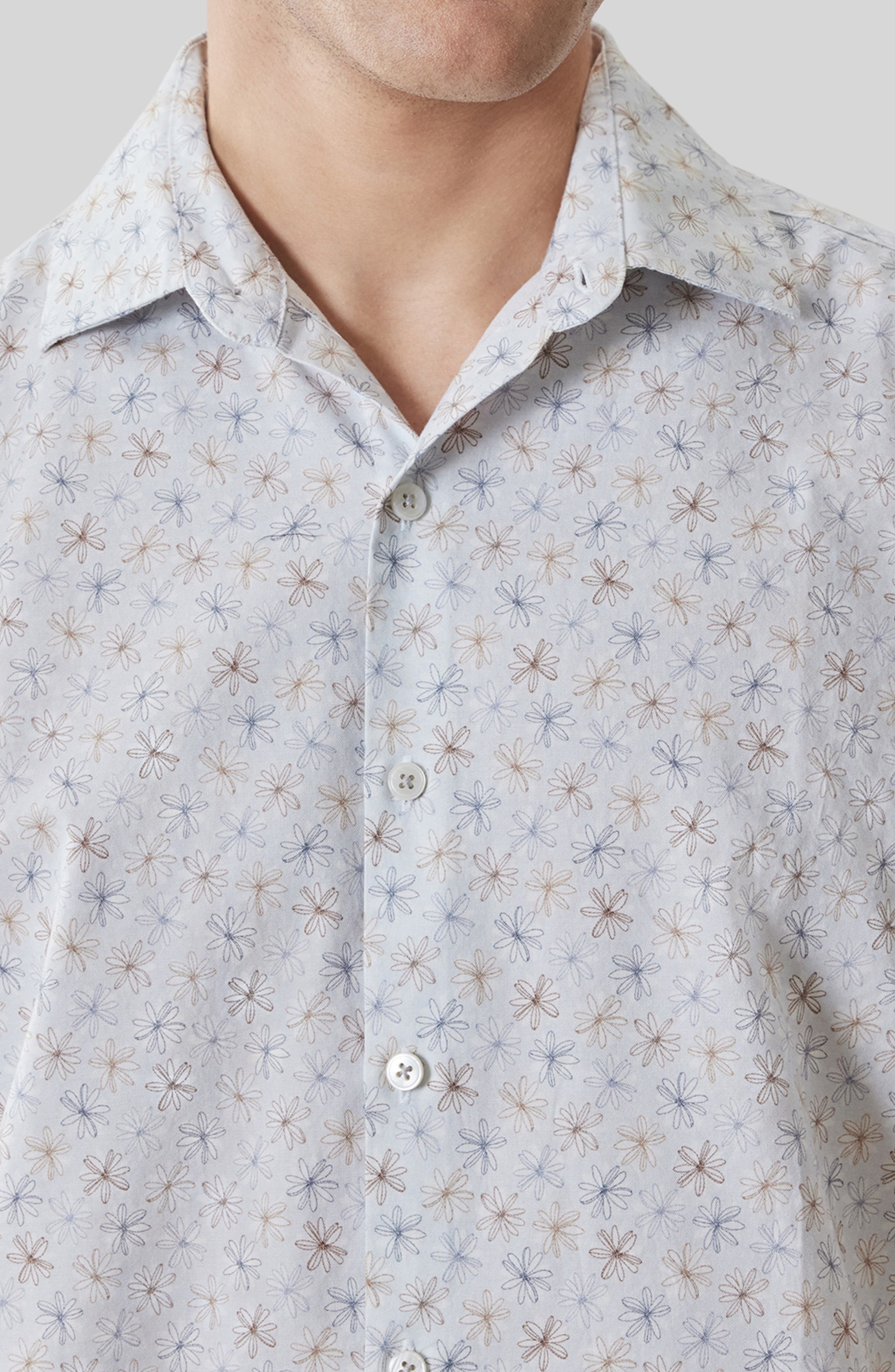 Turcot Floral Short Sleeve Button-Up Shirt - image 2
