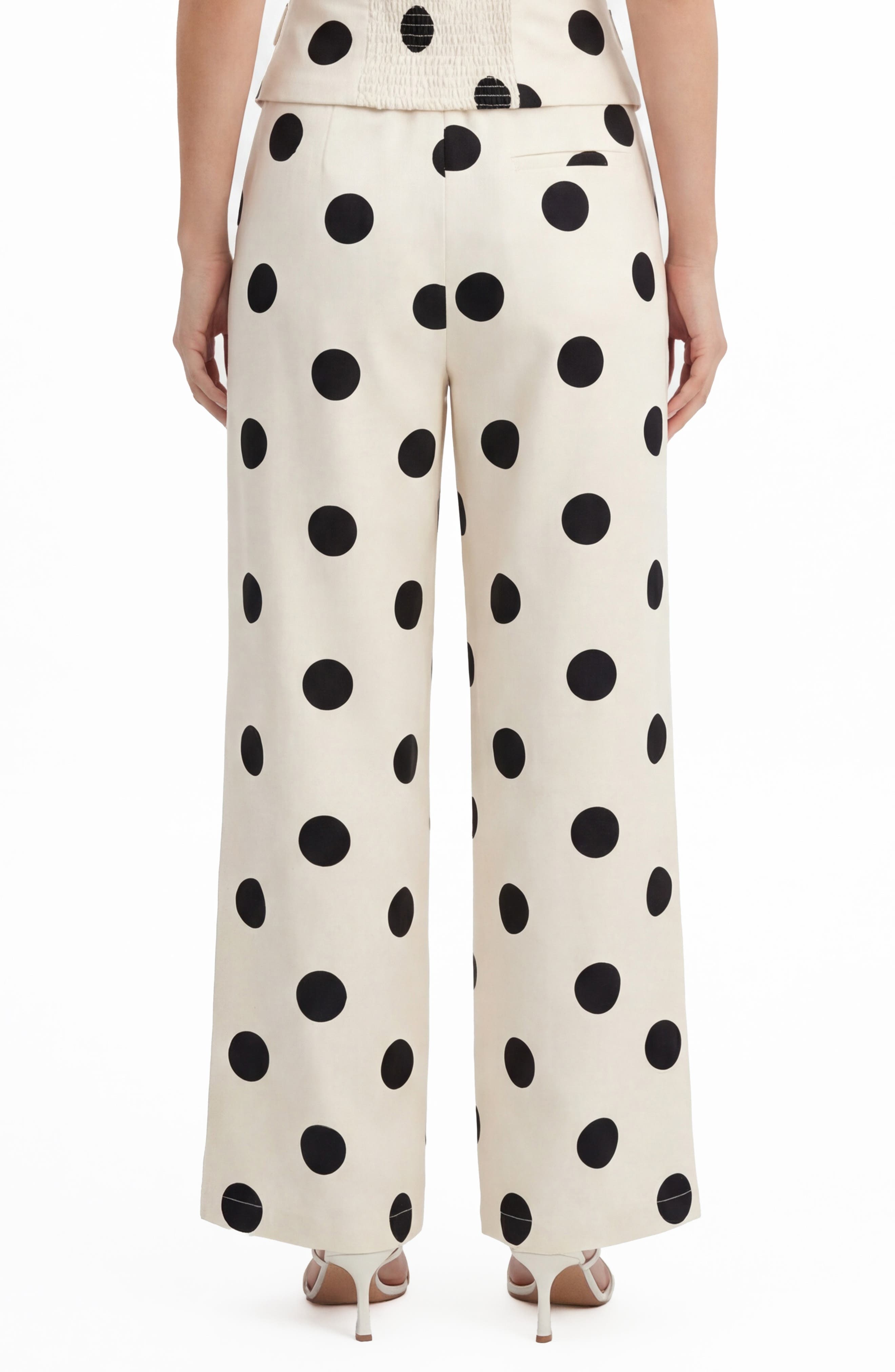 Maude Polka Dot Wide Leg Pants - image 2