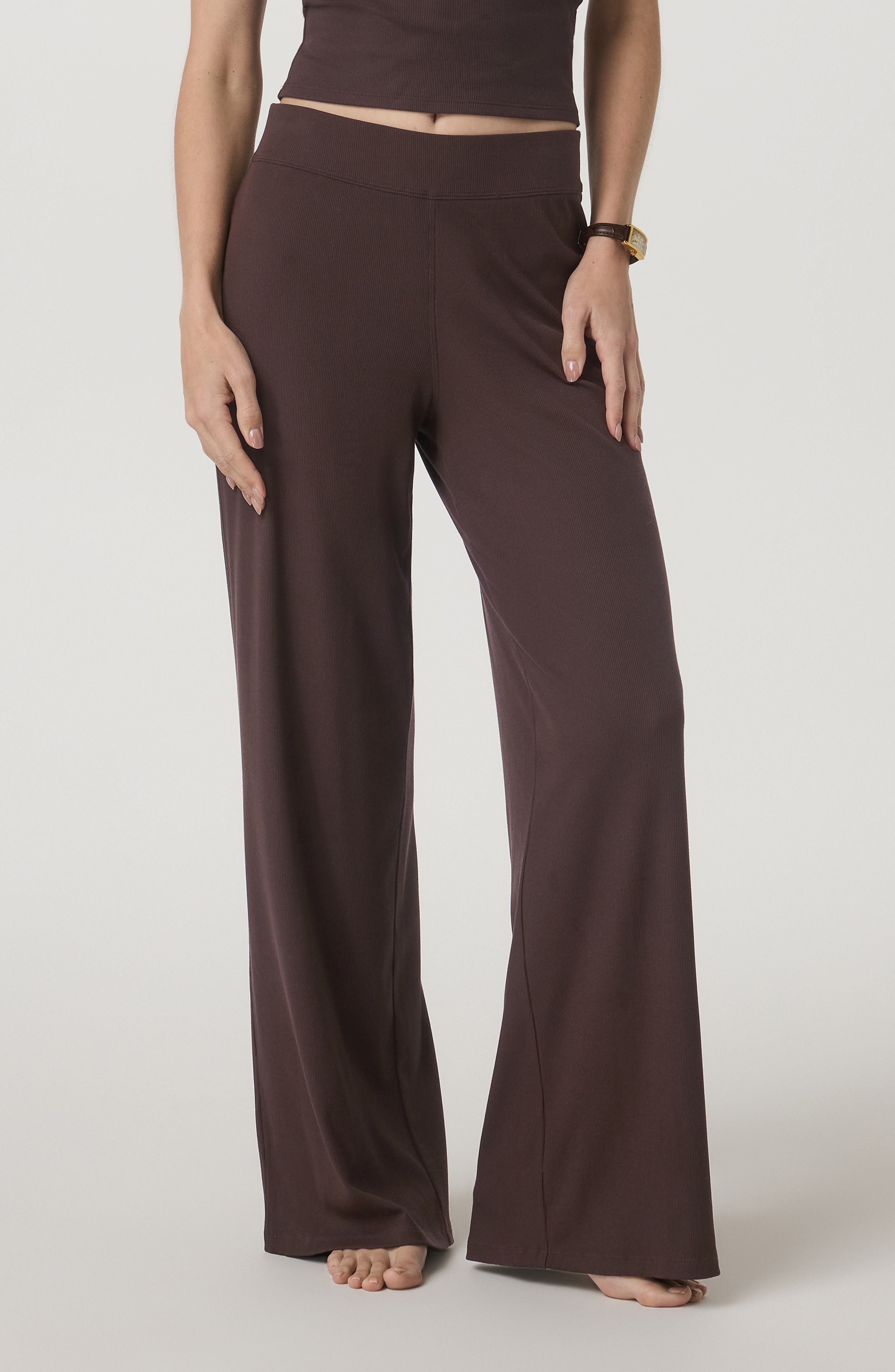 Pose Rib Wide Leg Sweatpants - image 3