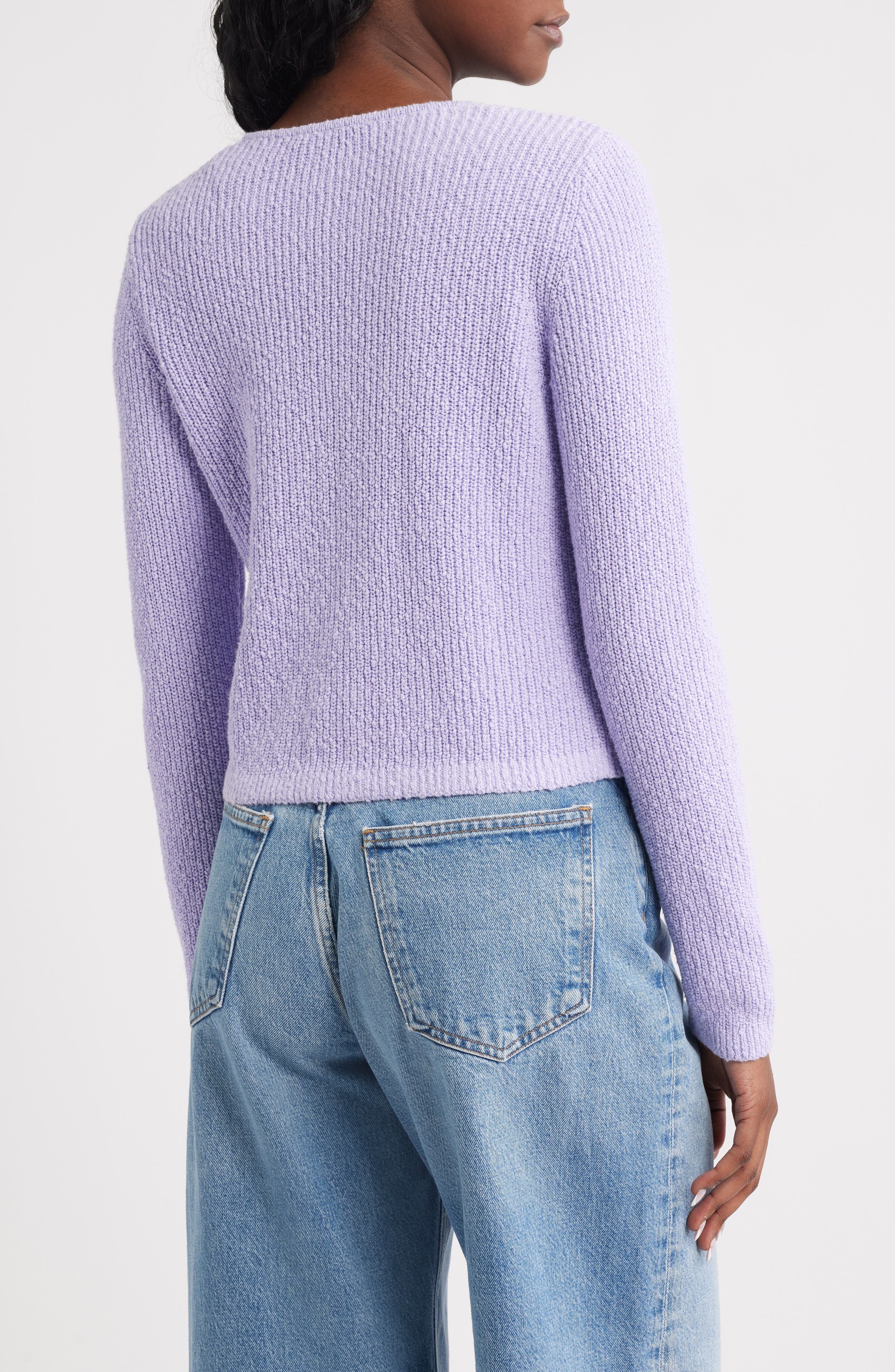 Tie Front Cotton Cardigan - image 2
