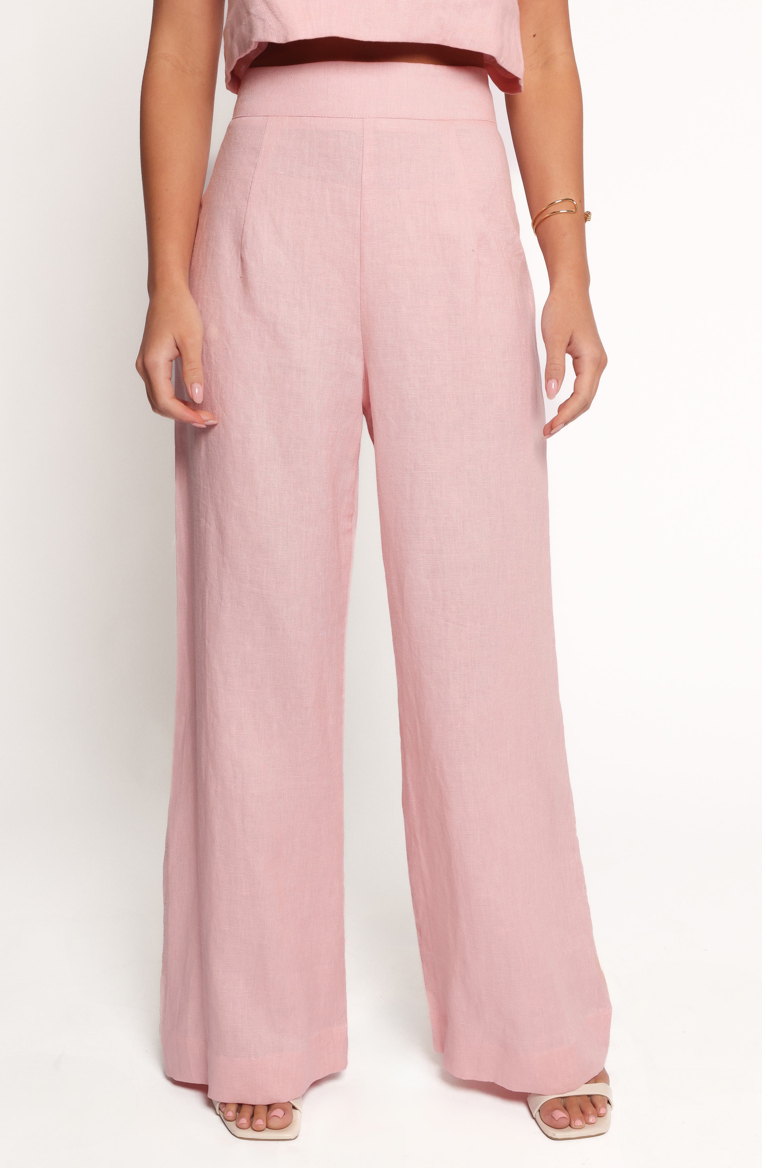 Devlin Wide Leg Linen Pants - image 1