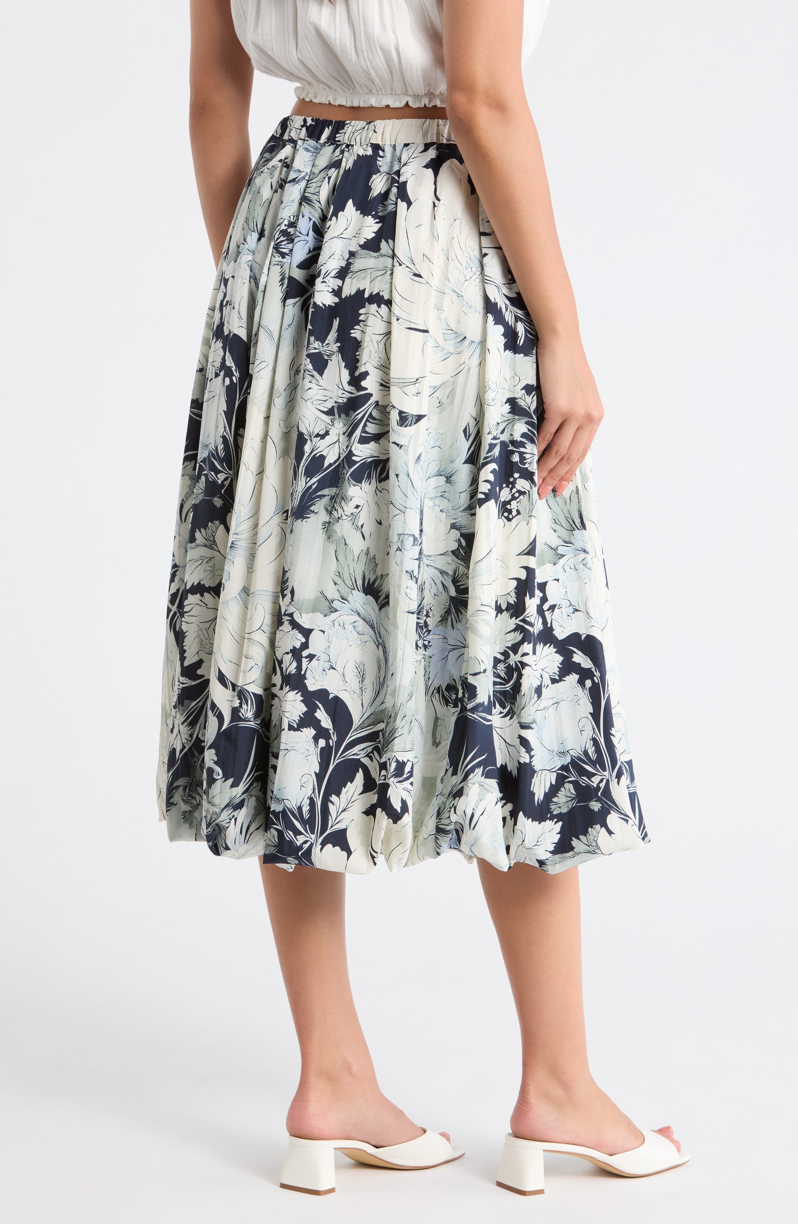 Printed Bubble Hem Skirt - image 2