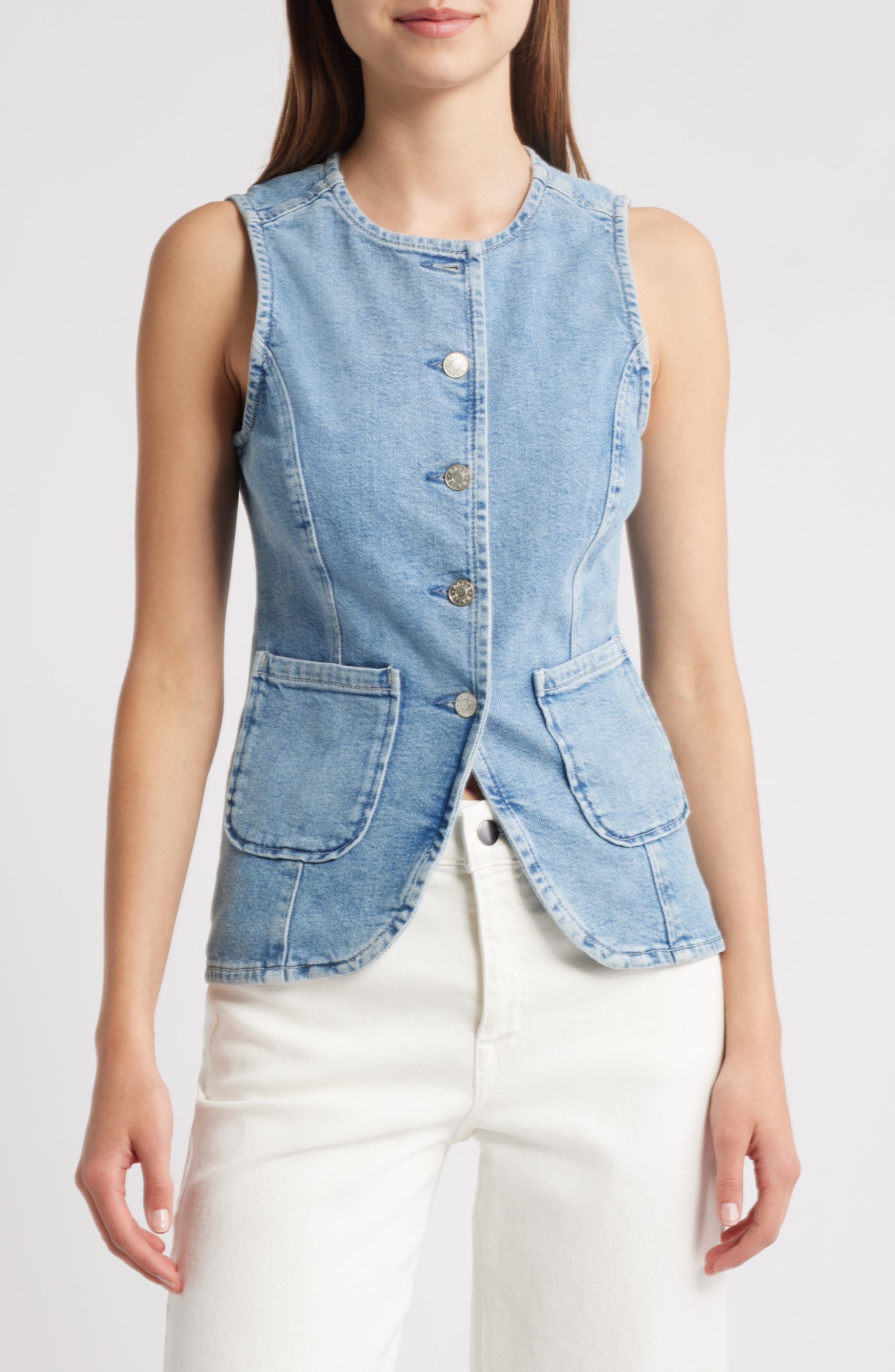 Portola Denim Vest - image 1