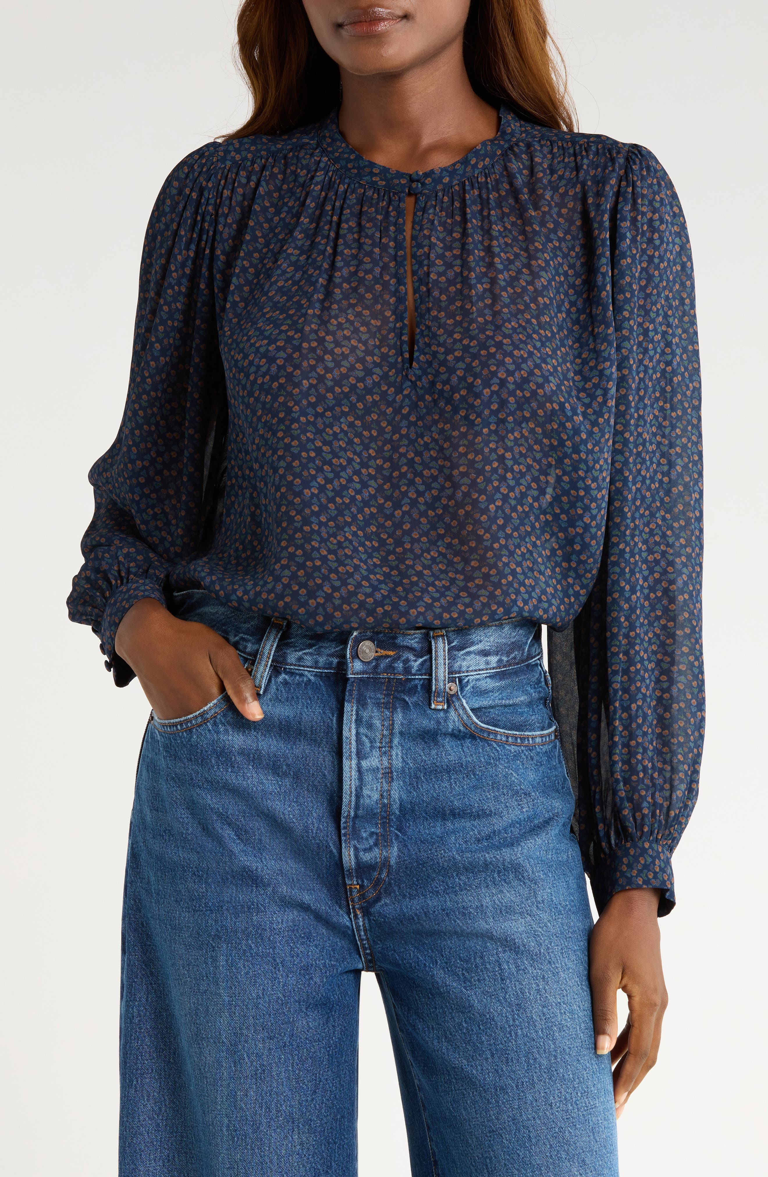 Bibiana Print Top - image 1