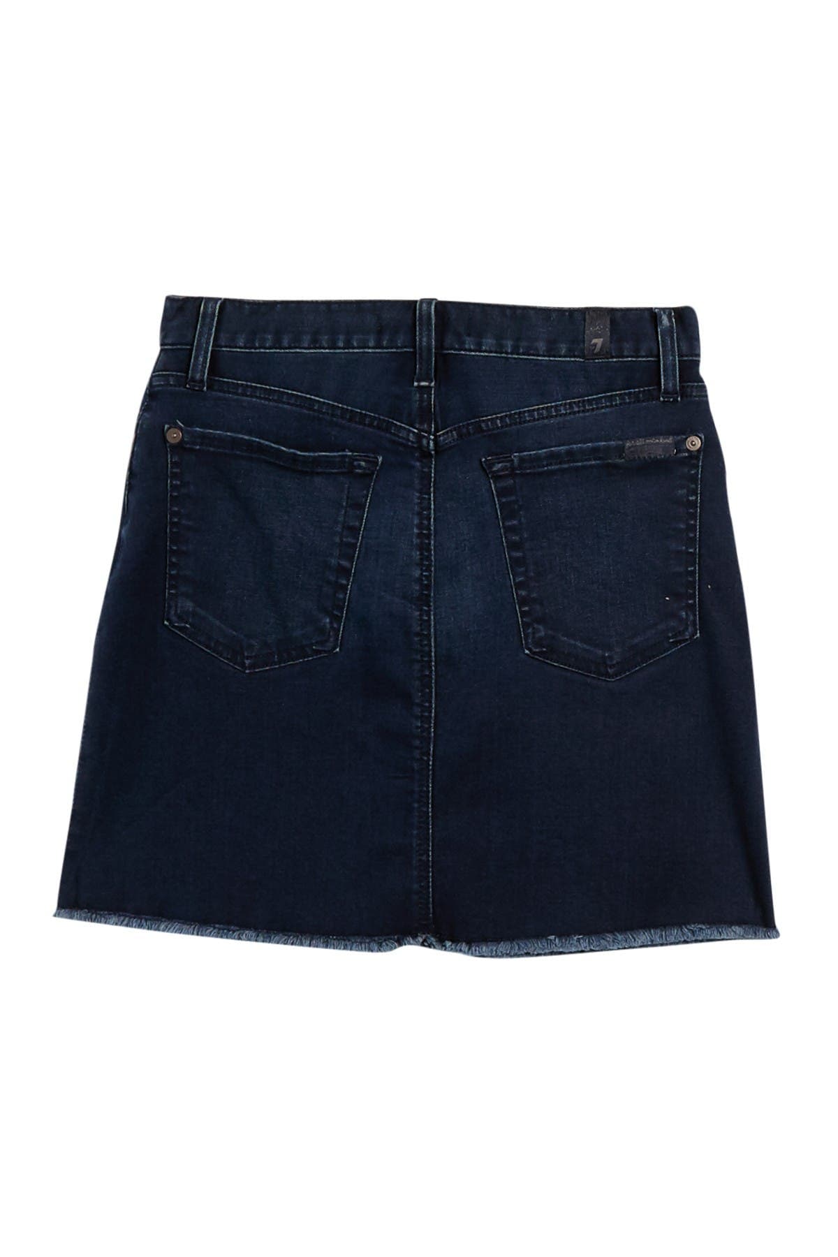 Fray Hem High Waist Skirt - image 2