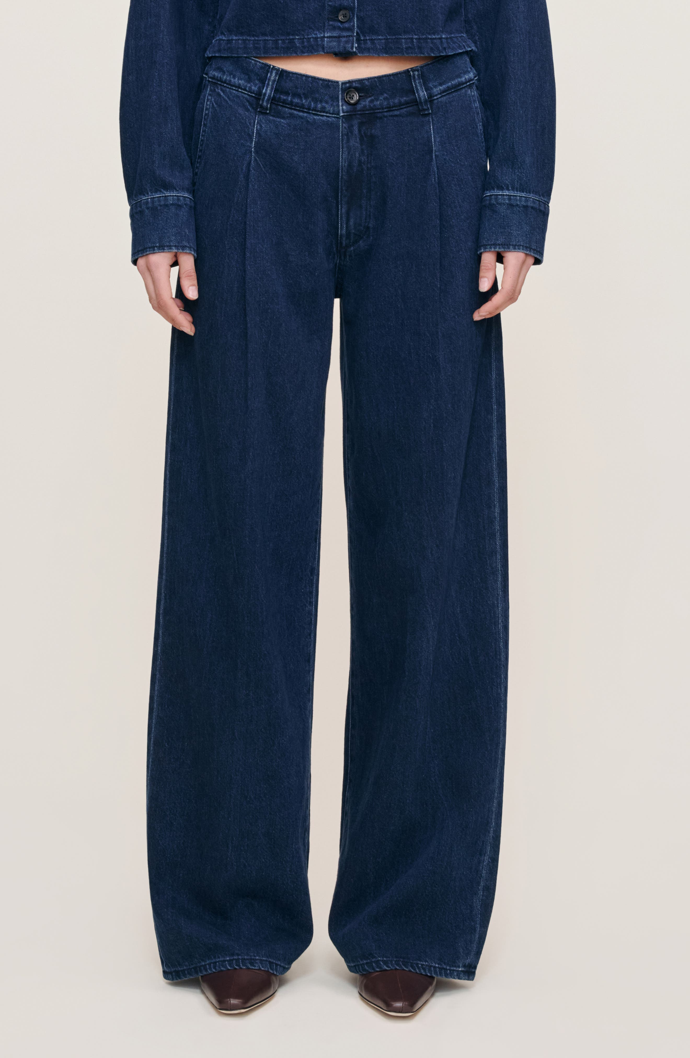 Isabel Aura Relaxed Wide Leg Jeans - image 1