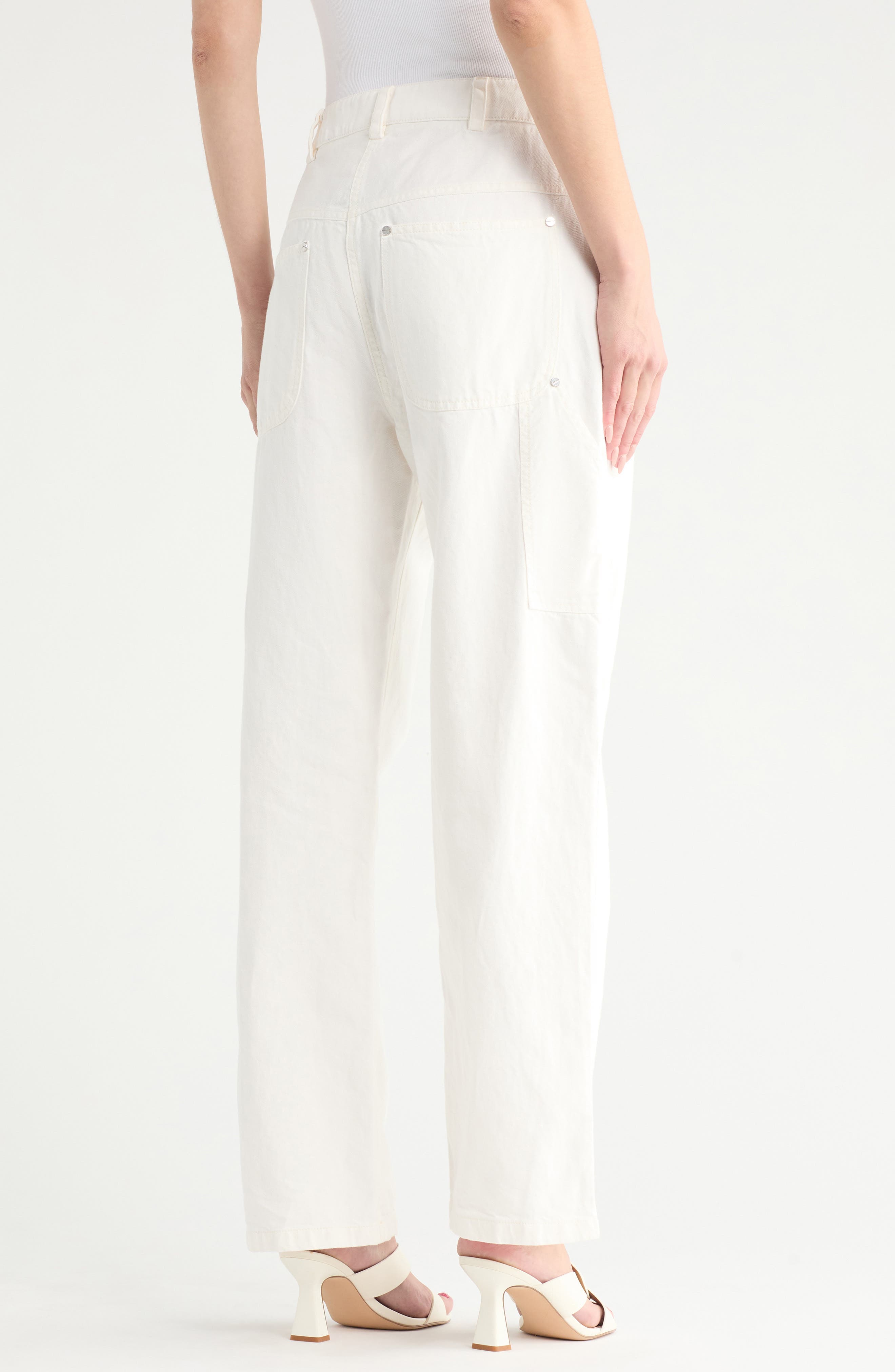 Mila High Waist Stretch Cotton Pants - image 2