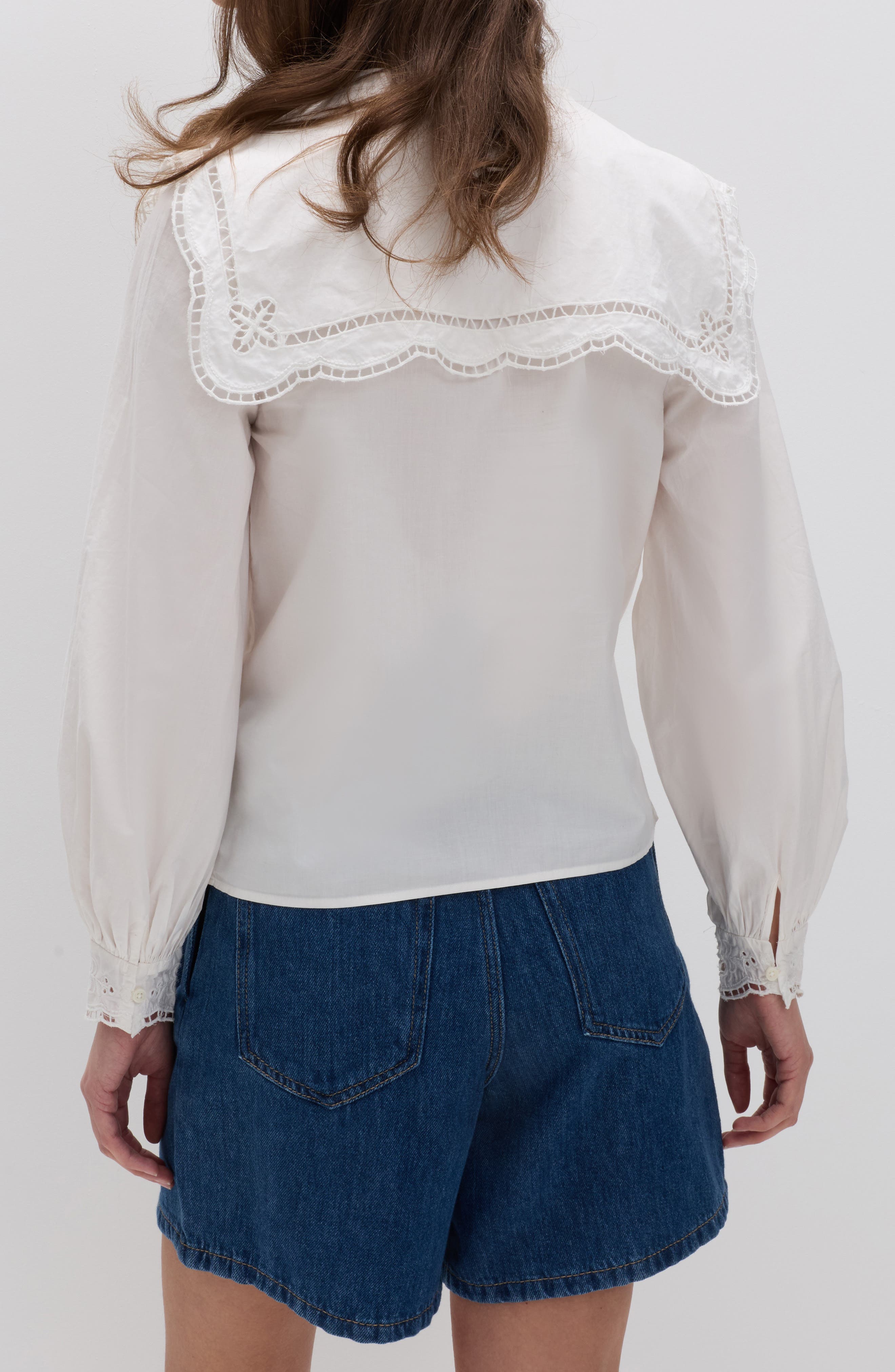 Broderie Collar Shirt - image 4