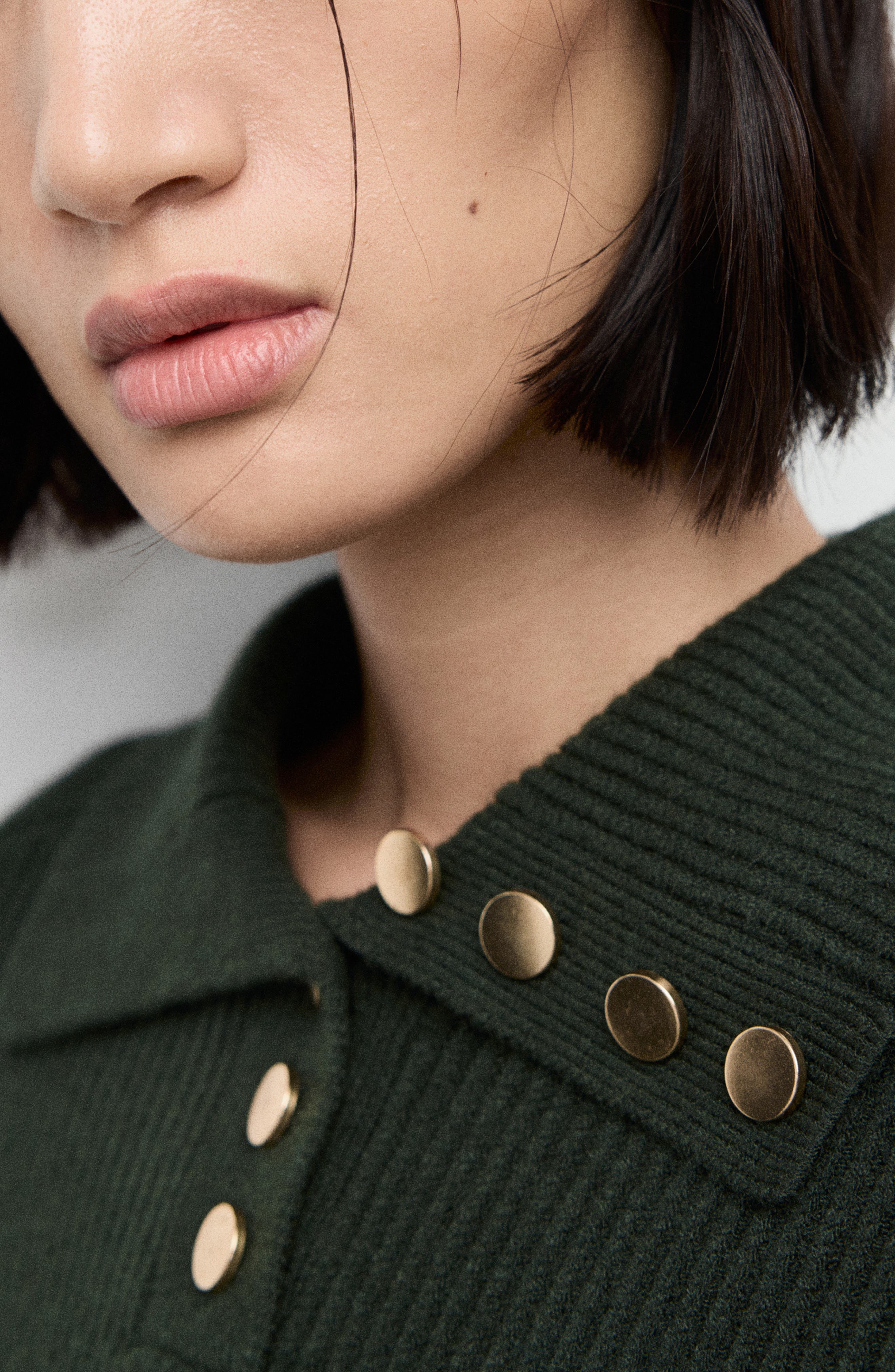 Ribbed Polo Sweater - image 2