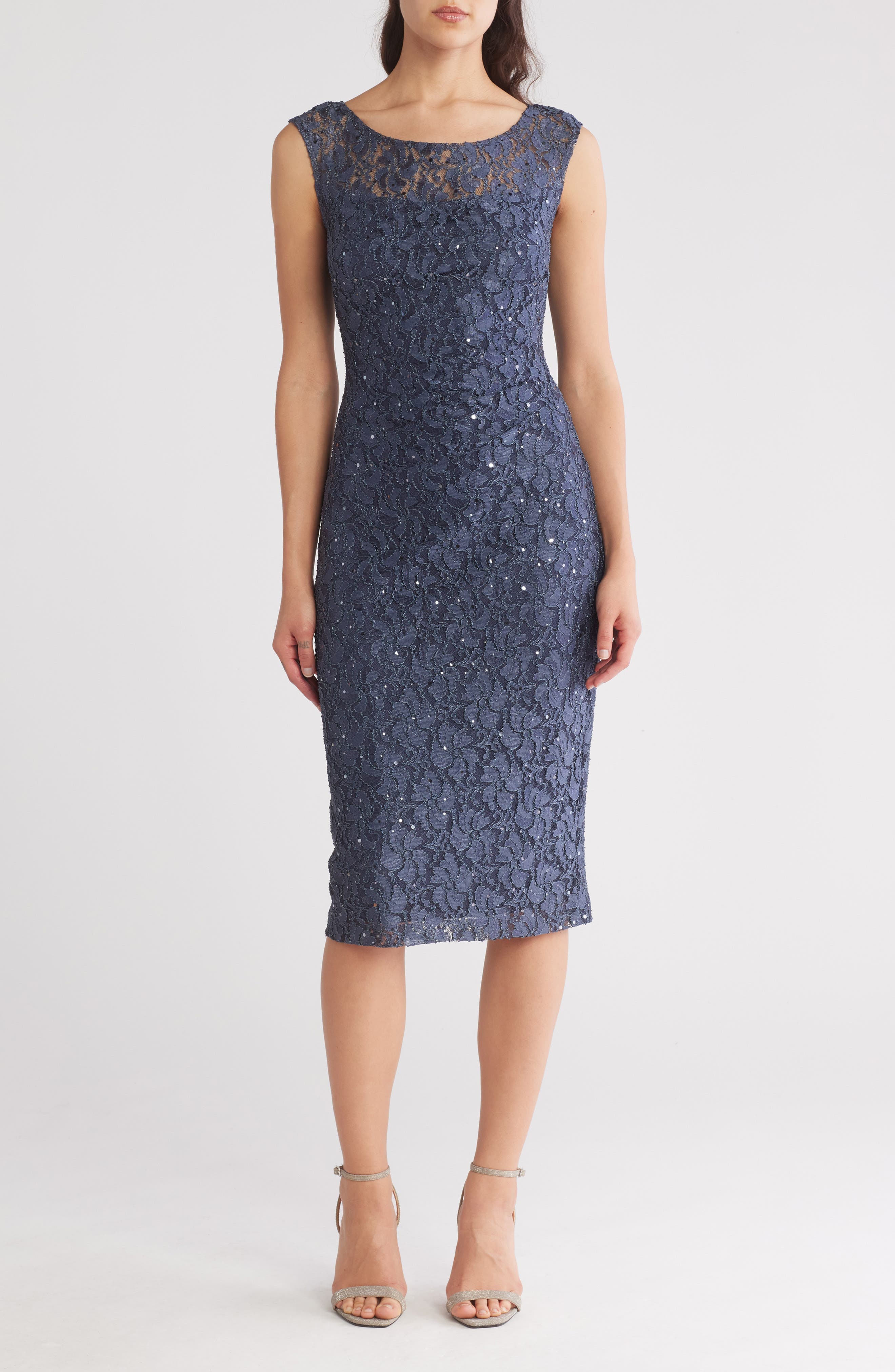 Sequin Lace Dress - image 1