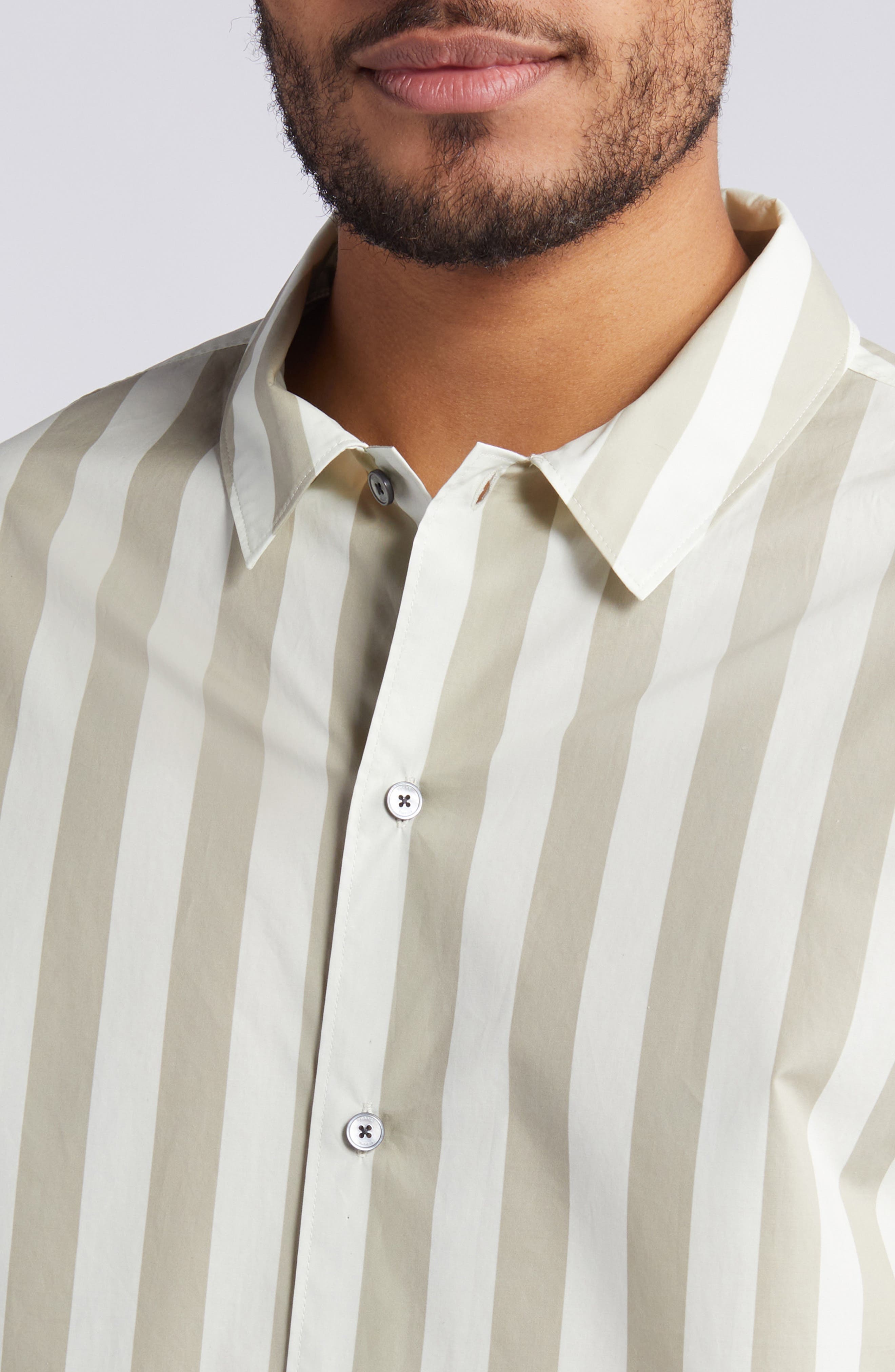 Stripe Camp Shirt - image 2