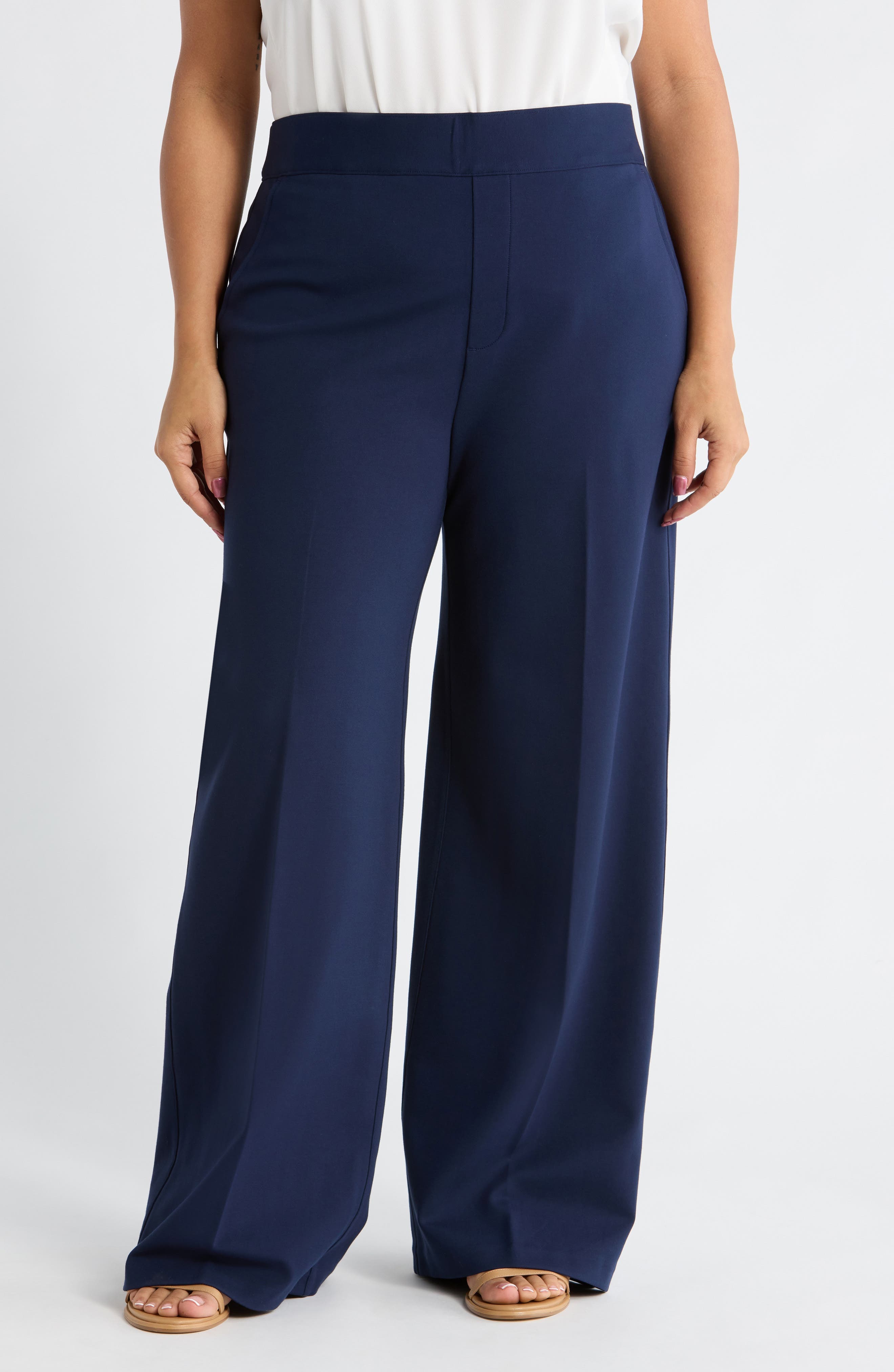 SPANXsupersmooth PerfectFit Ponte Wide Leg Pants - image 1