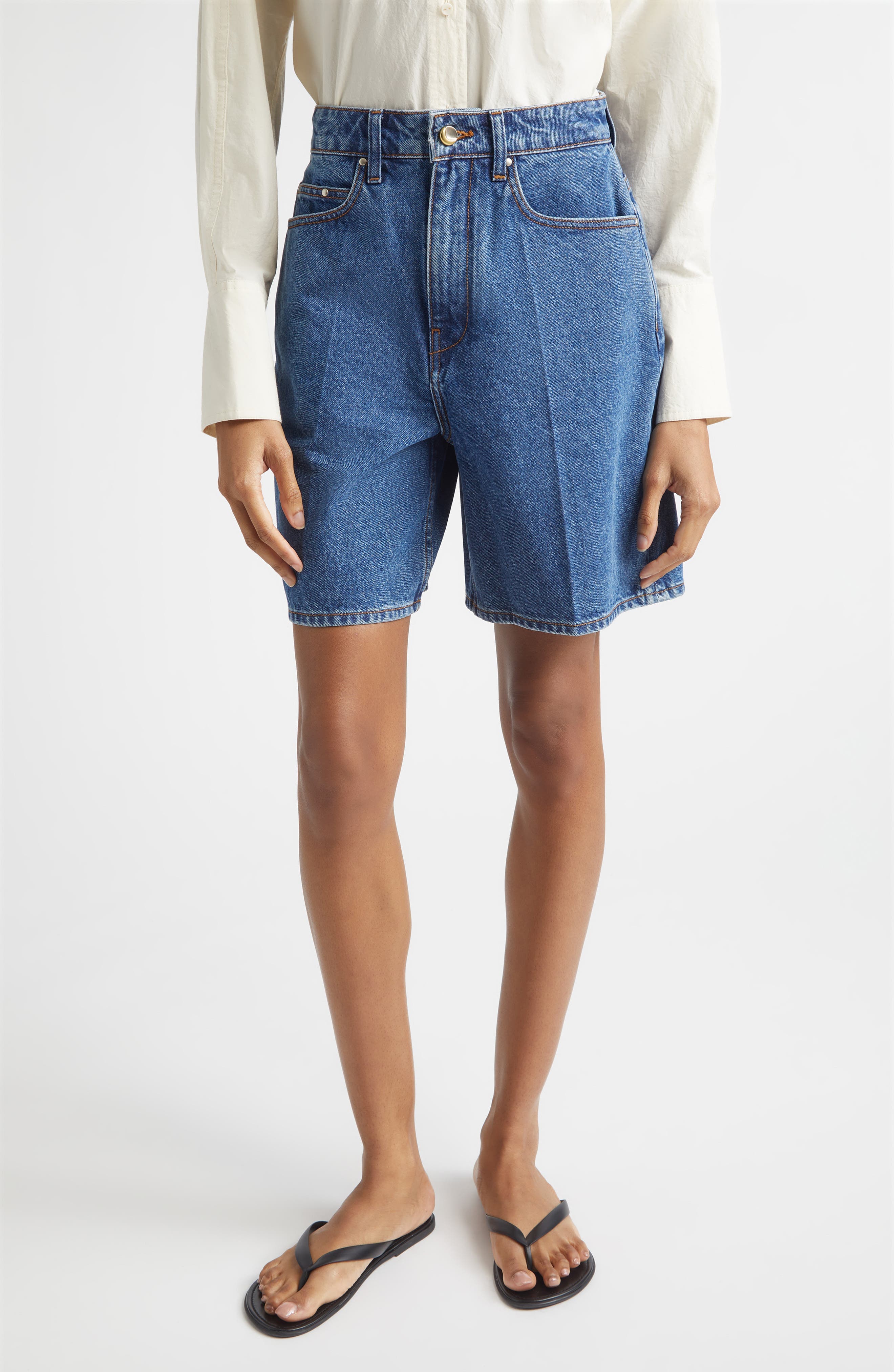 Dune Denim Bermuda Shorts - image 1