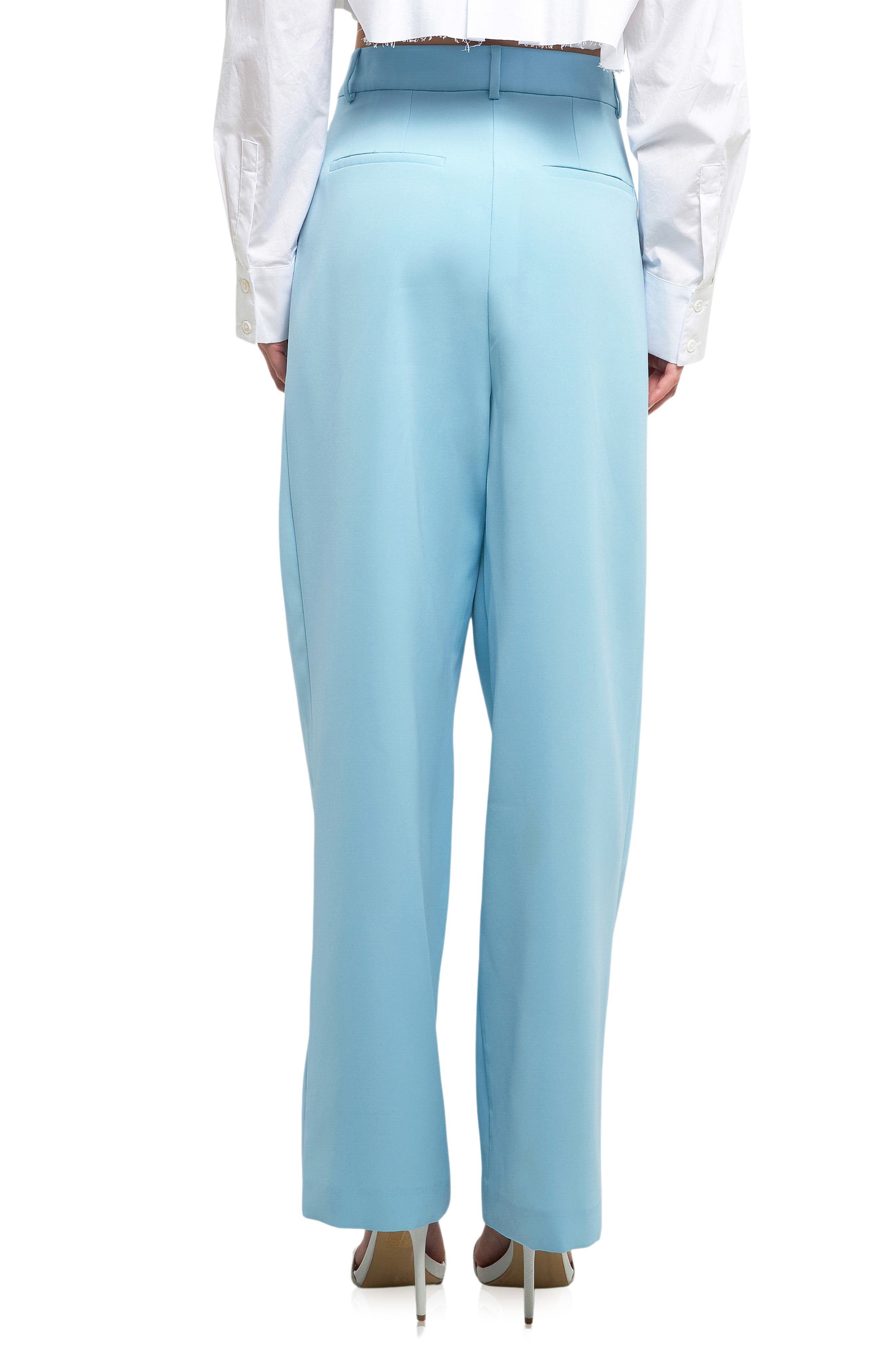 Classic Pleated Suit Trousers - image 4