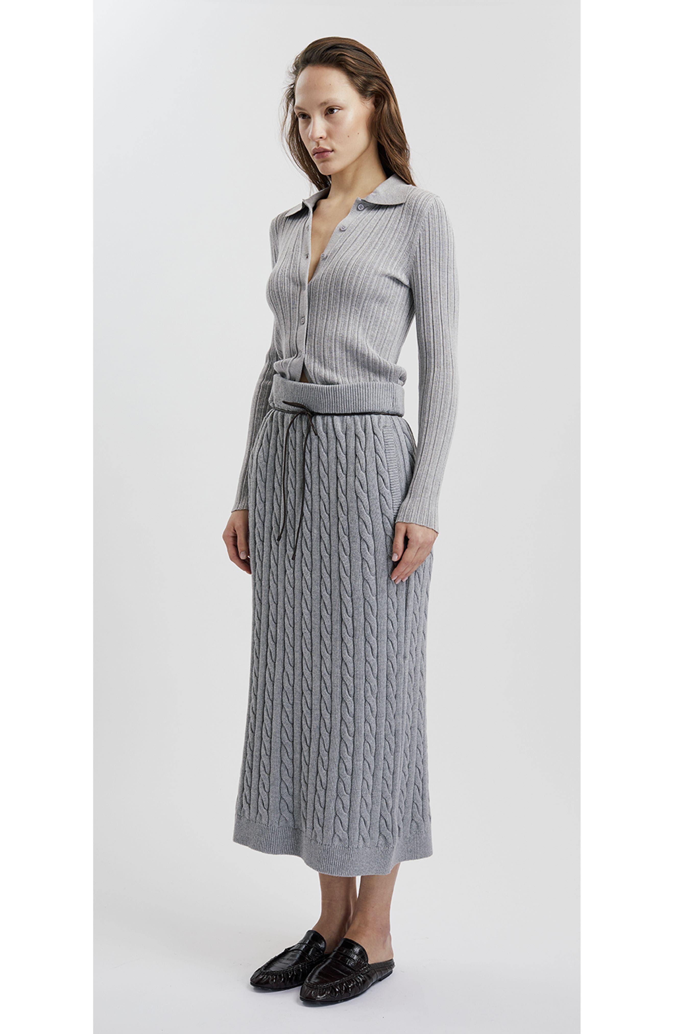 Stripped Knitted Cardigan - image 2