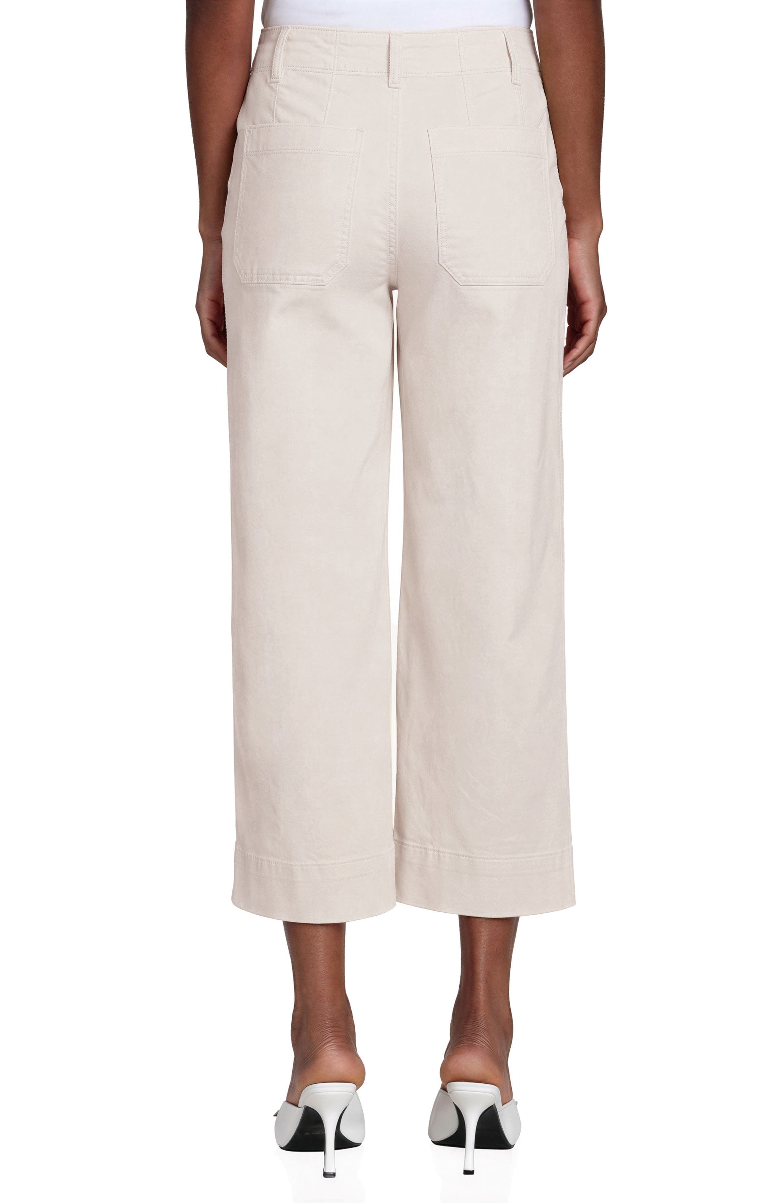 Cropped Cotton Twill Pants - image 2