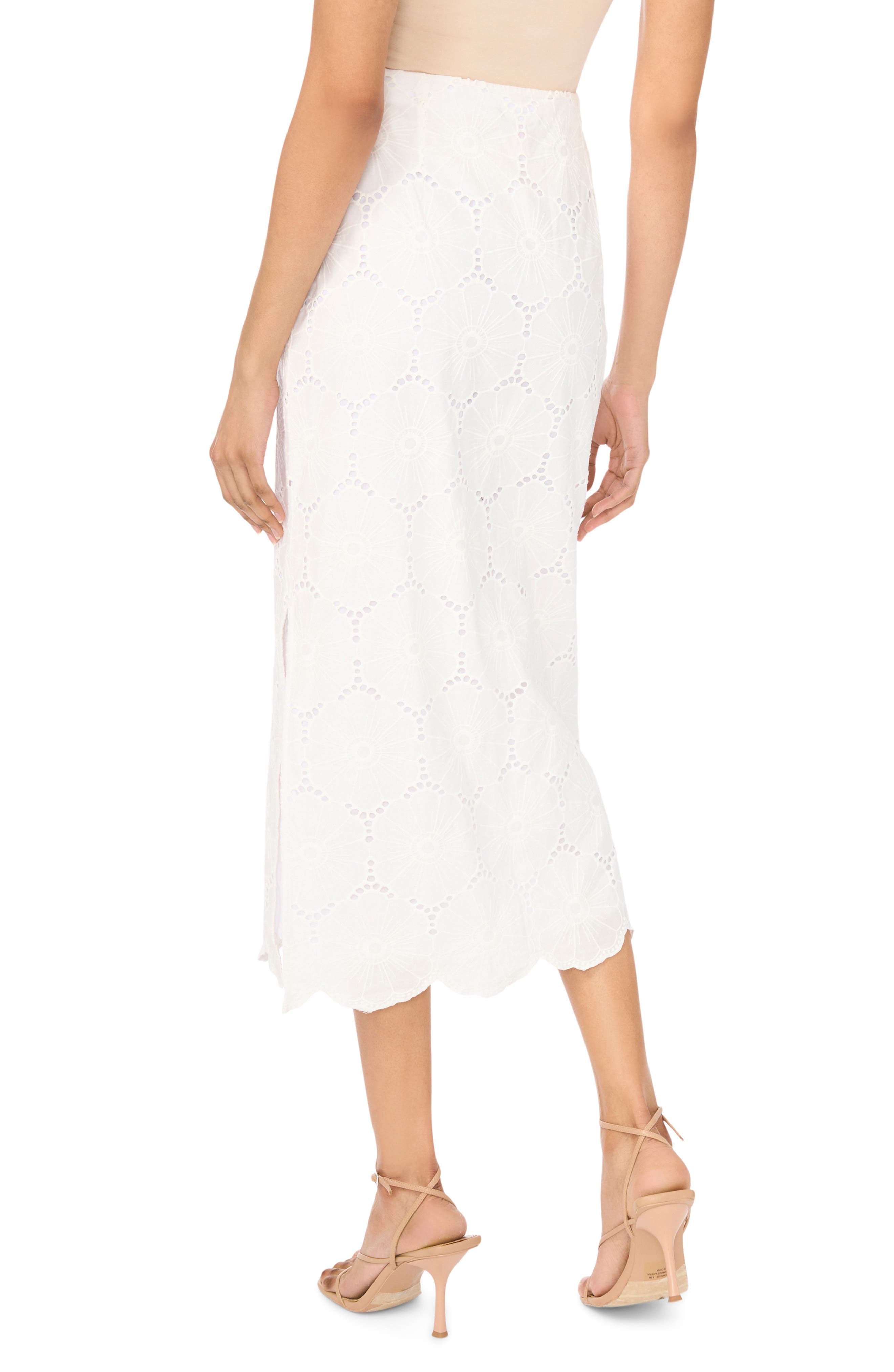 Eyelet Maxi Skirt - image 2