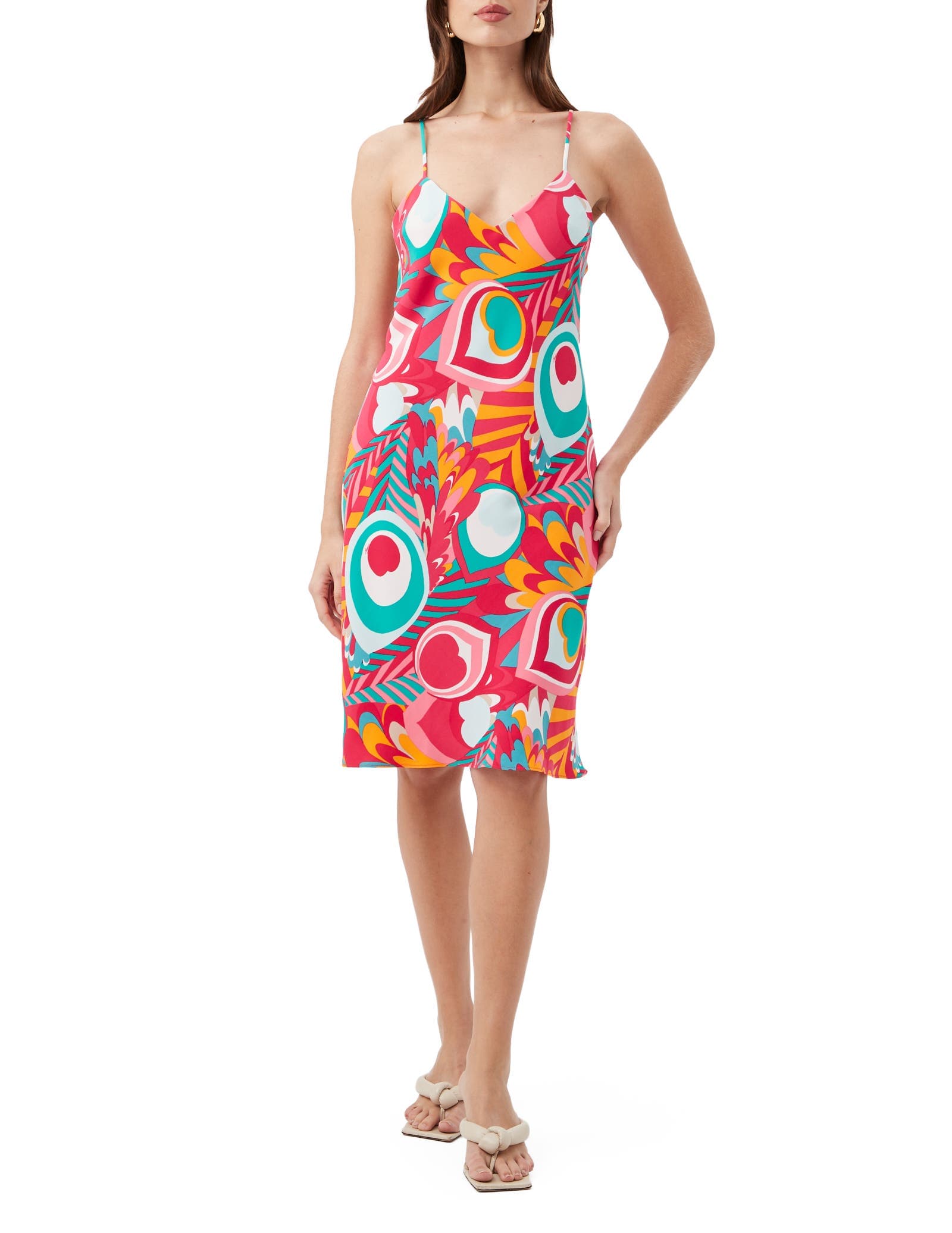 Arana 2 Printed Slip Dress - image 1
