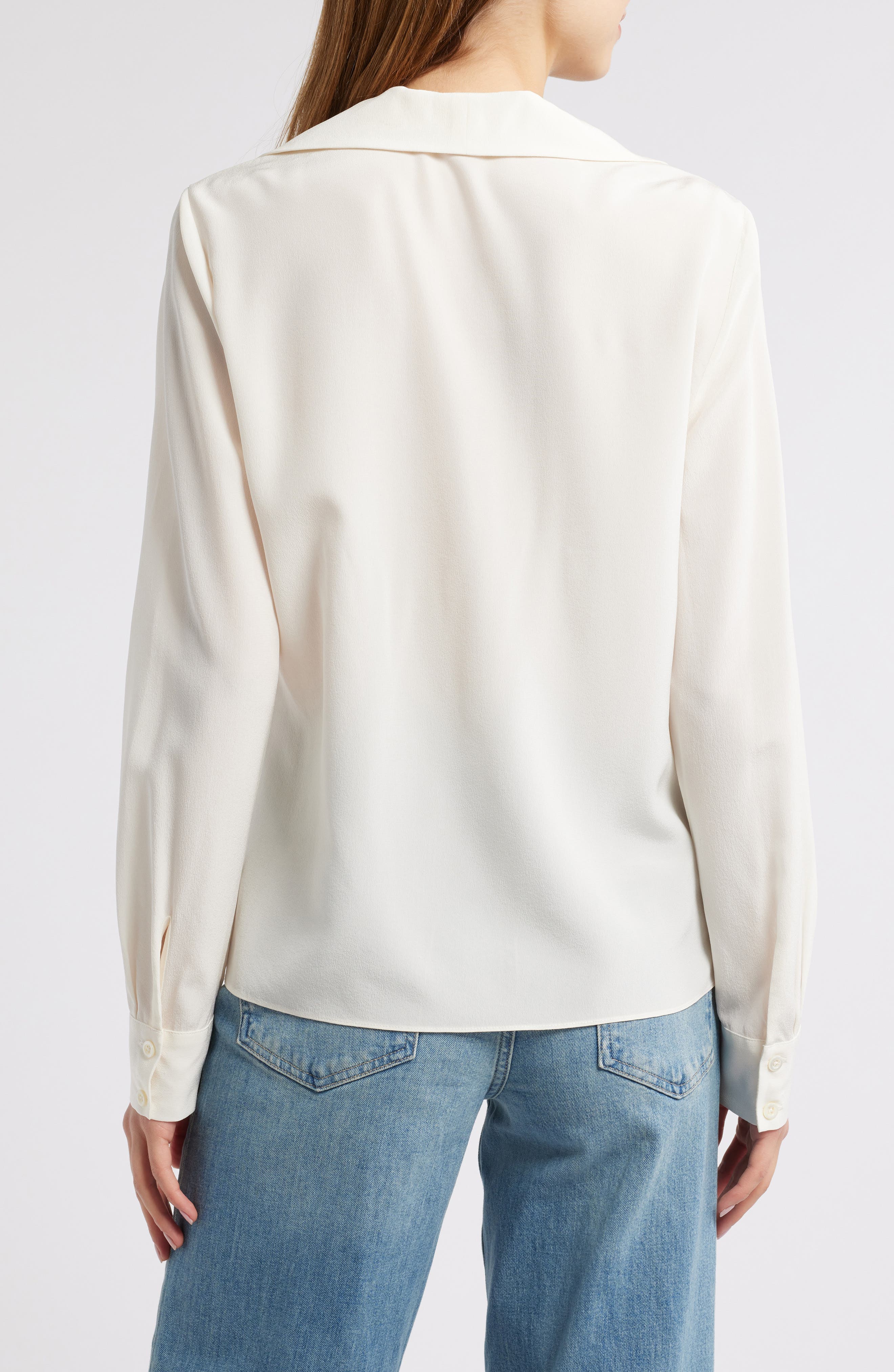 The Moment Silk Button-Up Shirt - image 2
