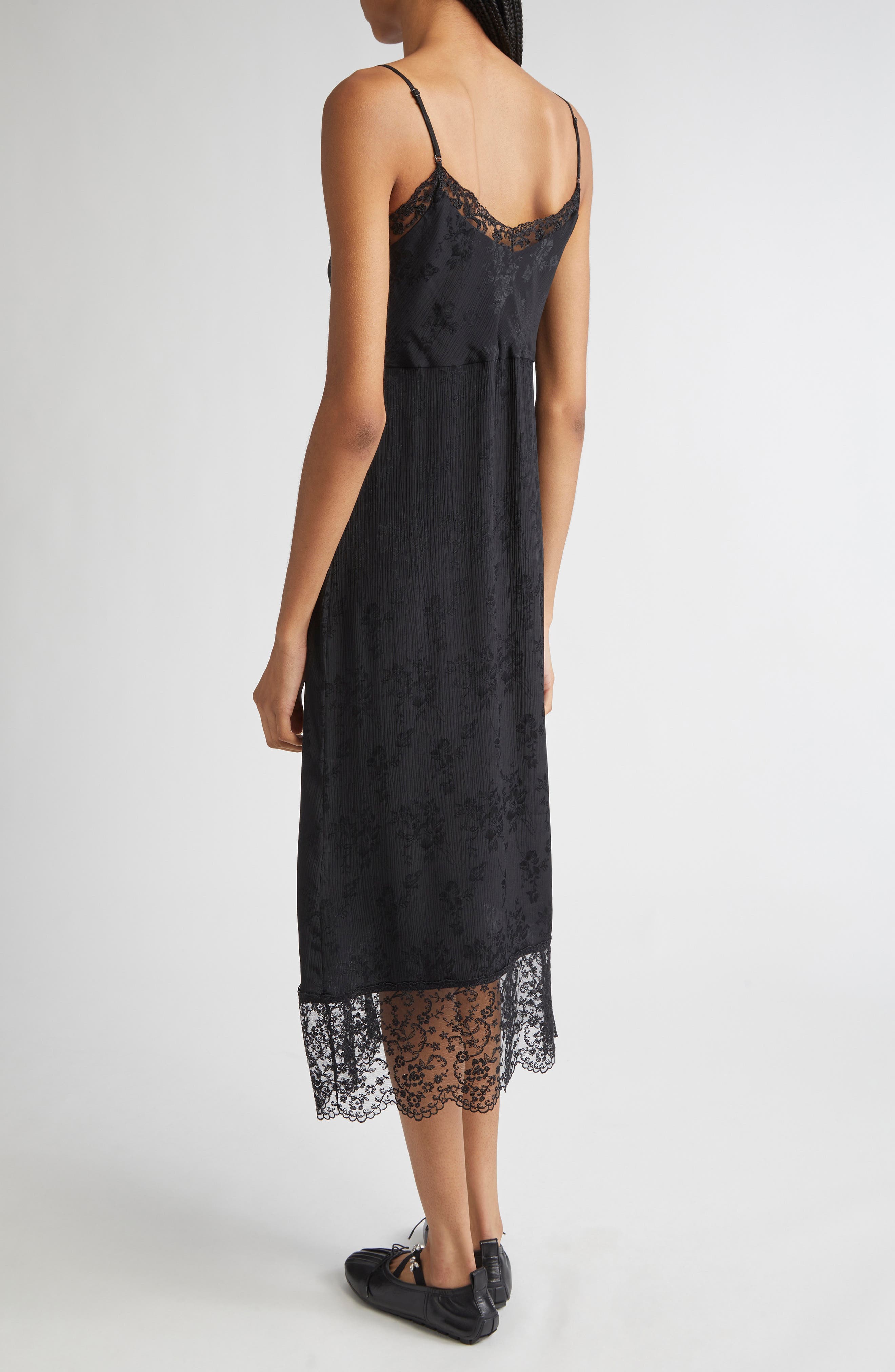 Deep Lace Trim Slipdress - image 2