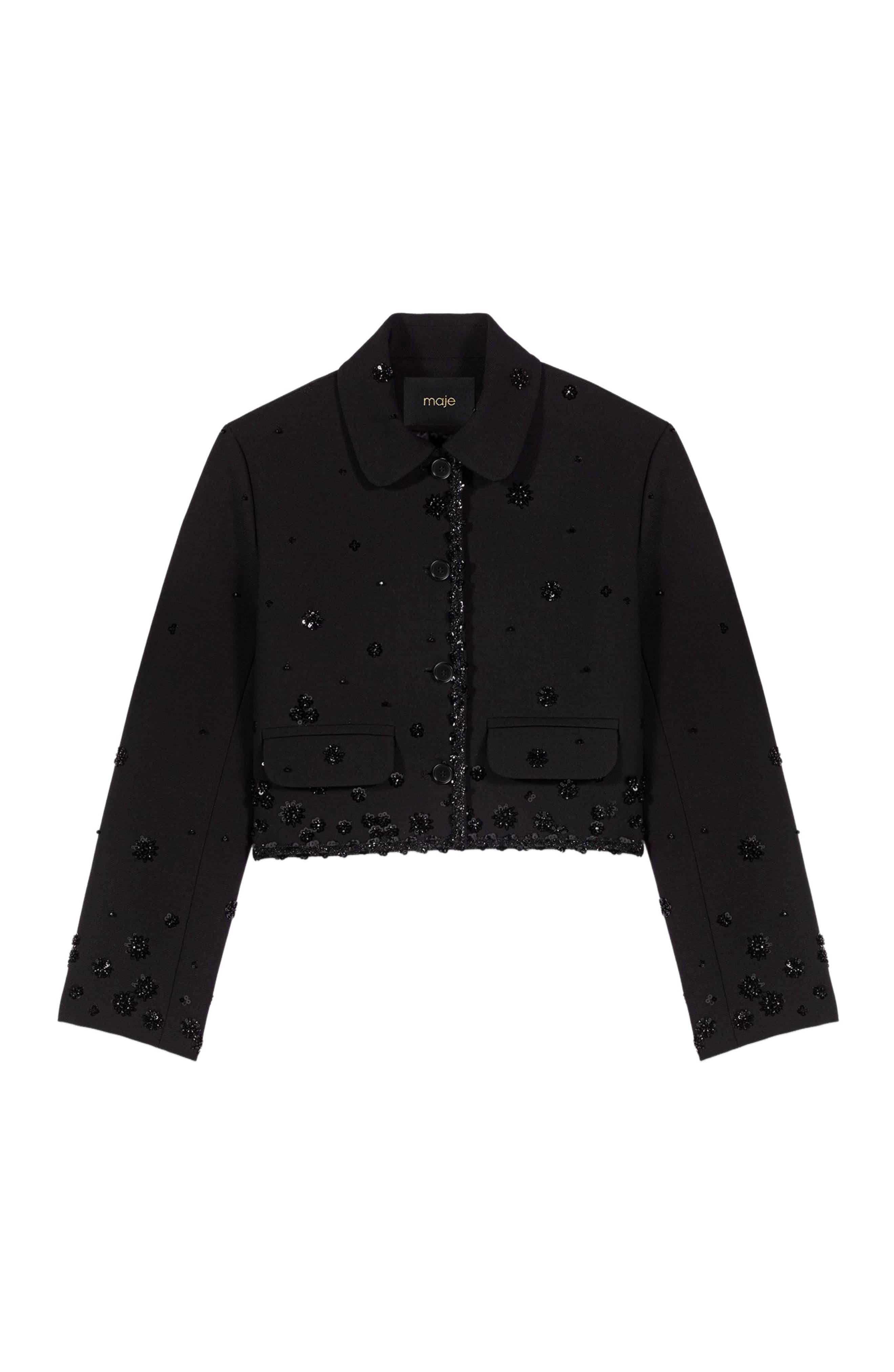 Short embroidered jacket - image 1