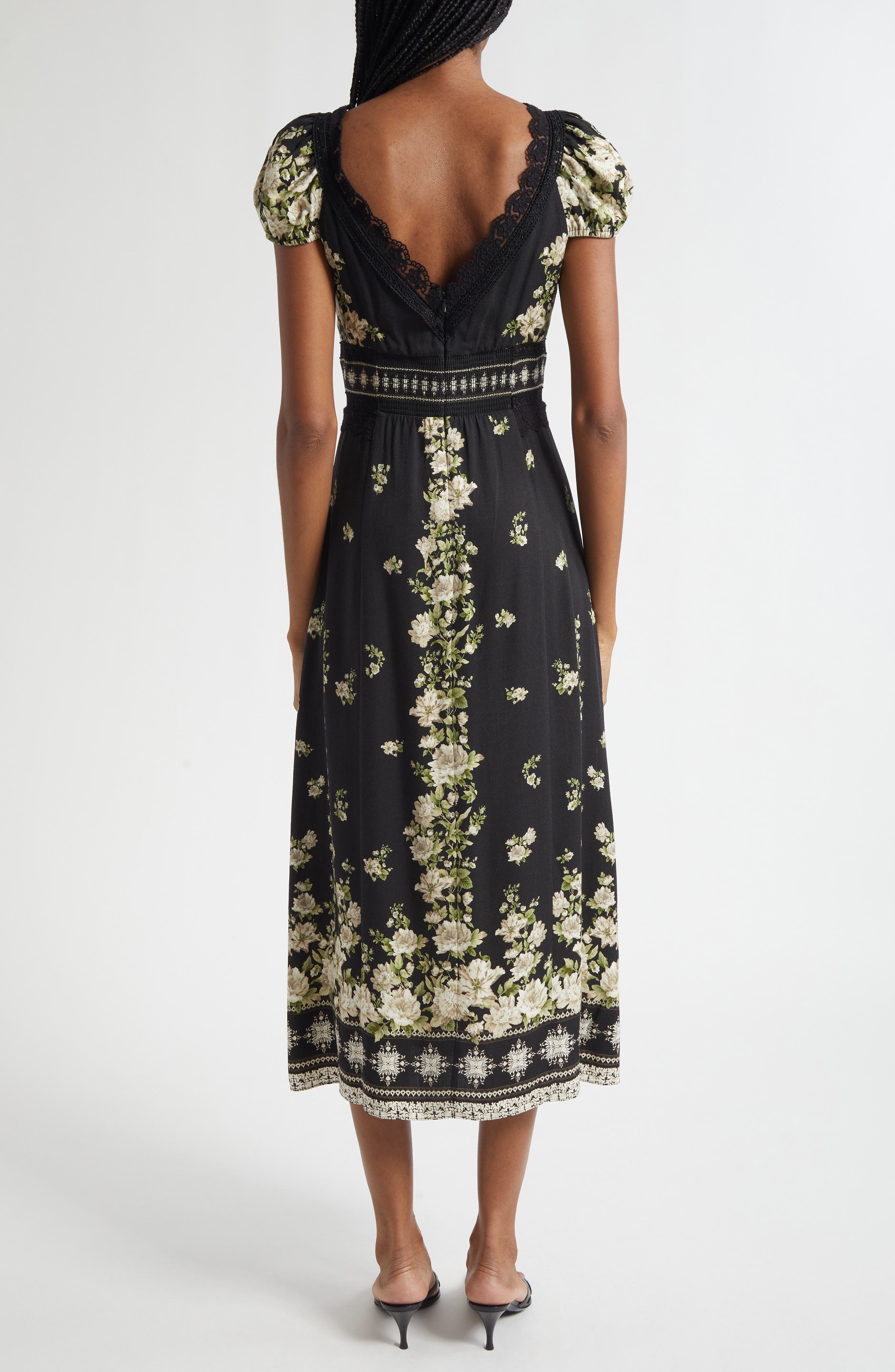 Floral Lace Detail Dress - image 2