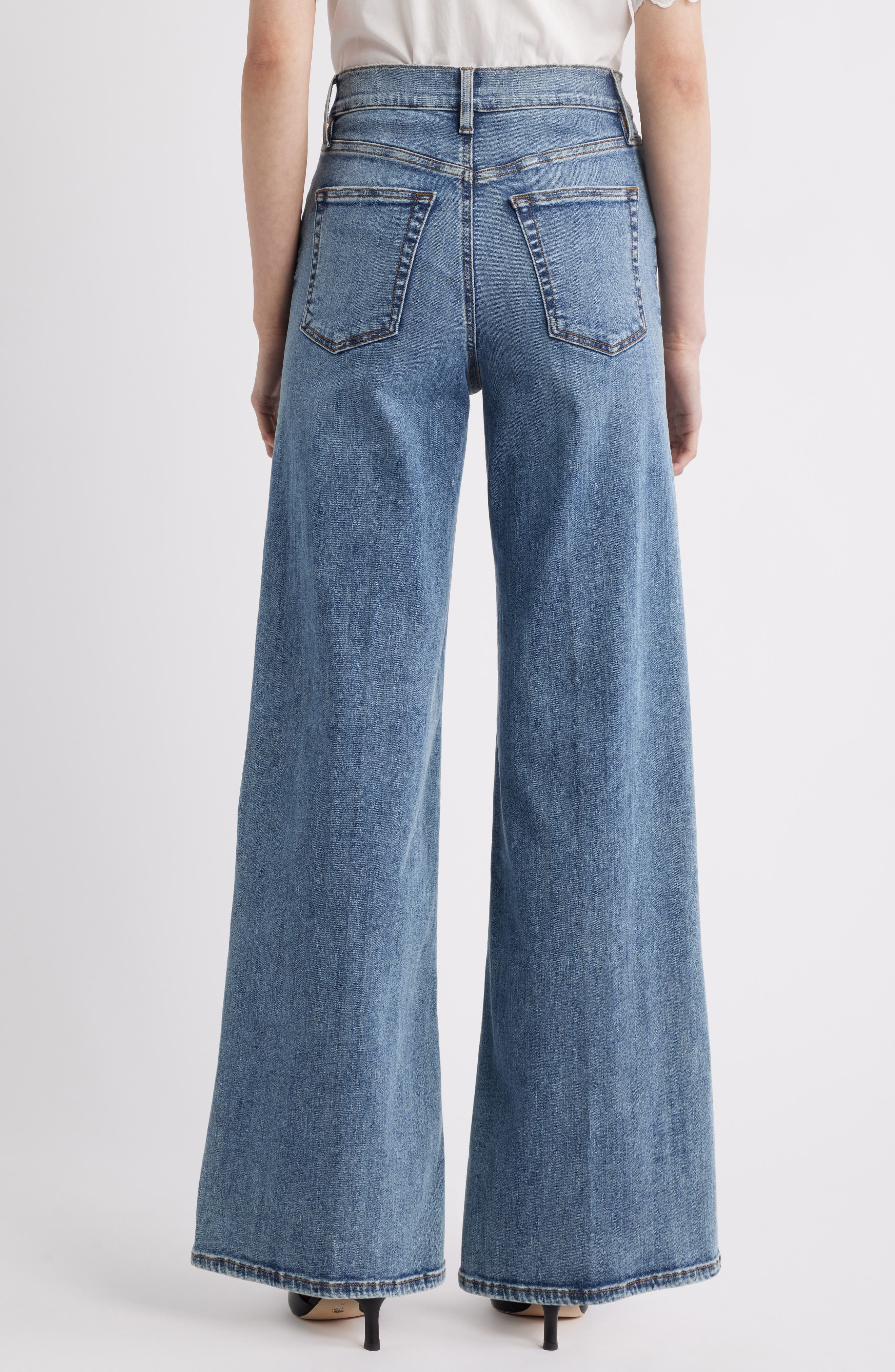 Le Slim Palazzo Jeans - image 2