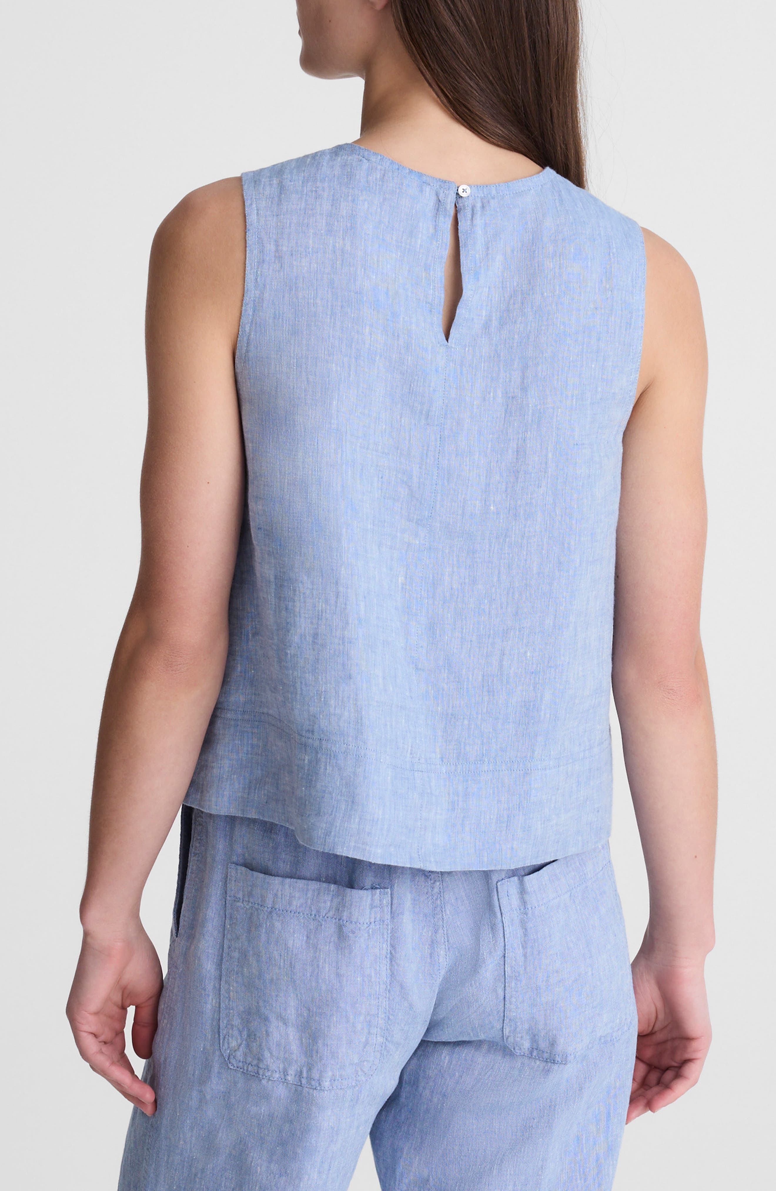 Suki Sleeveless Linen Top - image 4