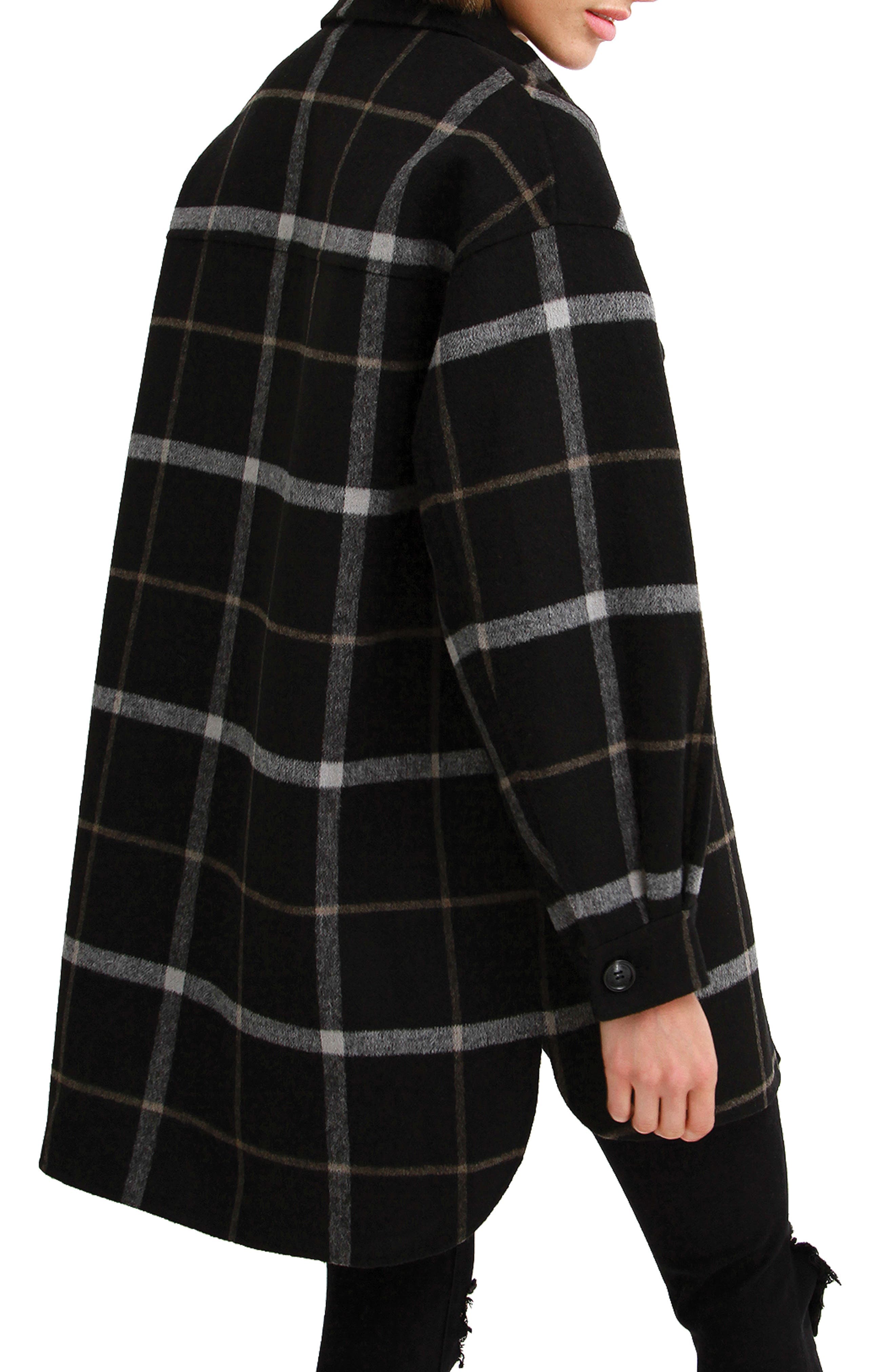 Rivers Edge Oversize Plaid Wool Blend Shacket - image 2