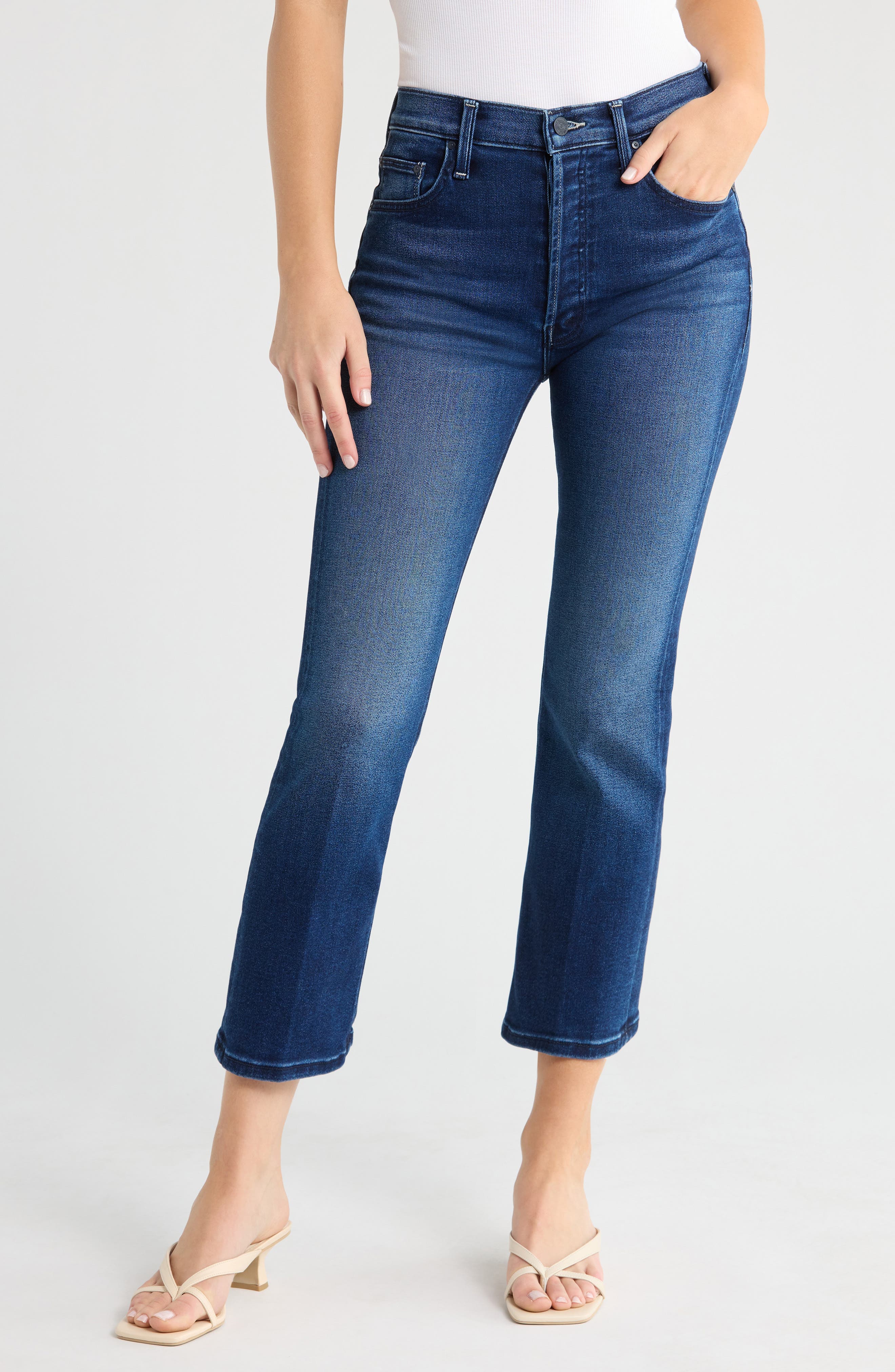Lil' Tripper High Waist Ankle Taper Leg Jeans - image 1