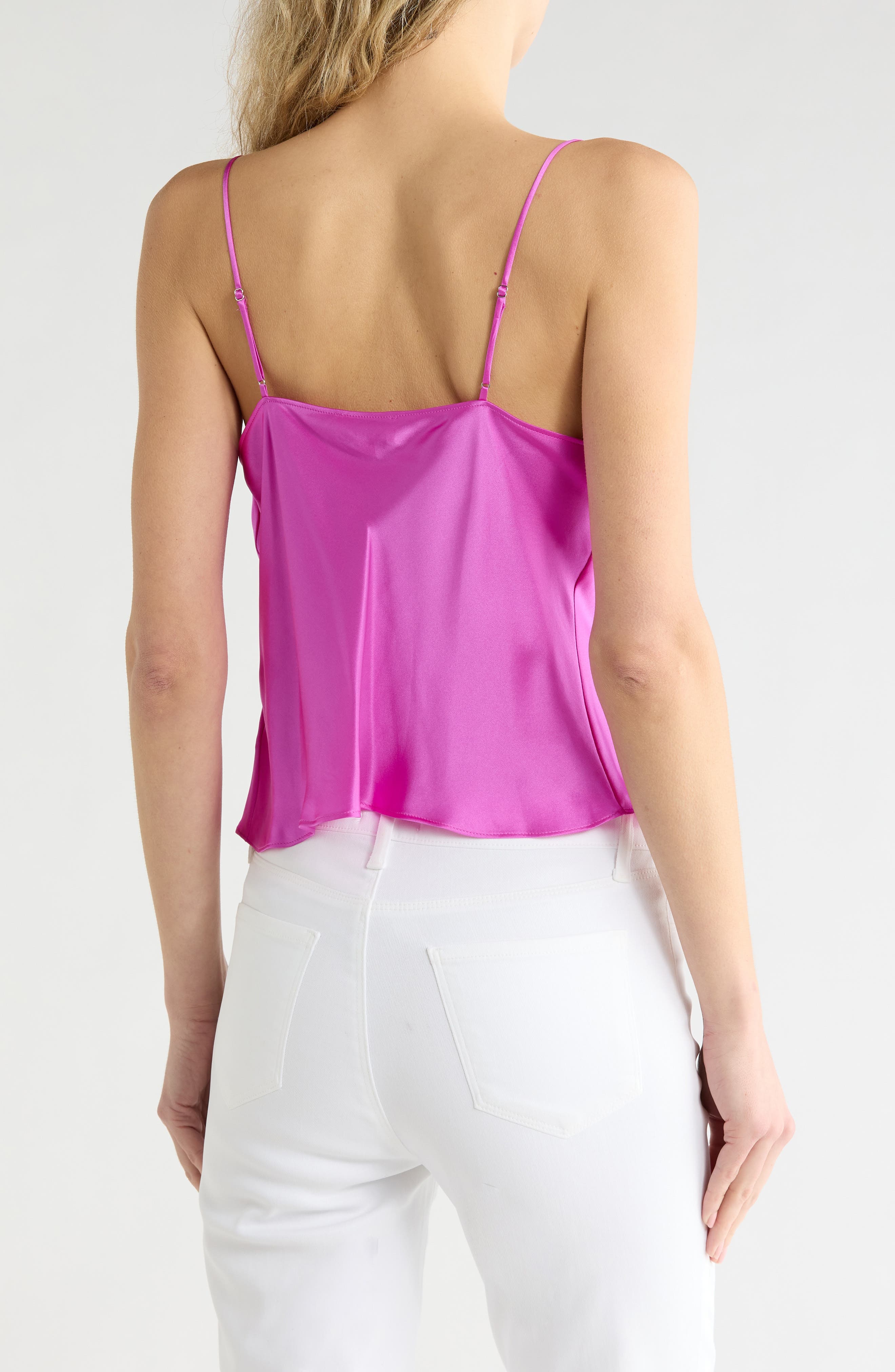 Calista Cowl Neck Silk Camisole - image 2