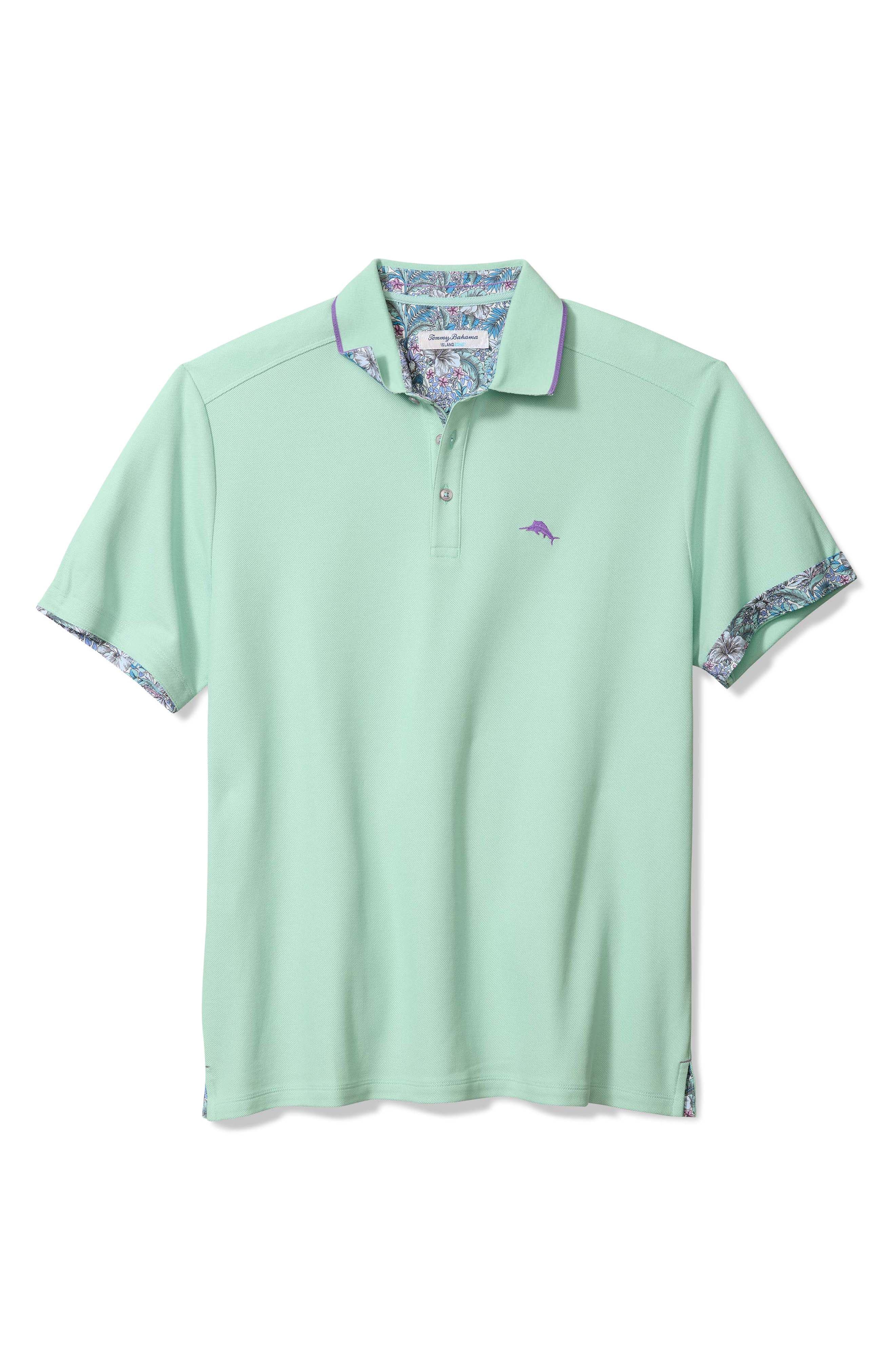 Azul Gardens Five O'Clock IslandZone Pique Performance Polo - image 1