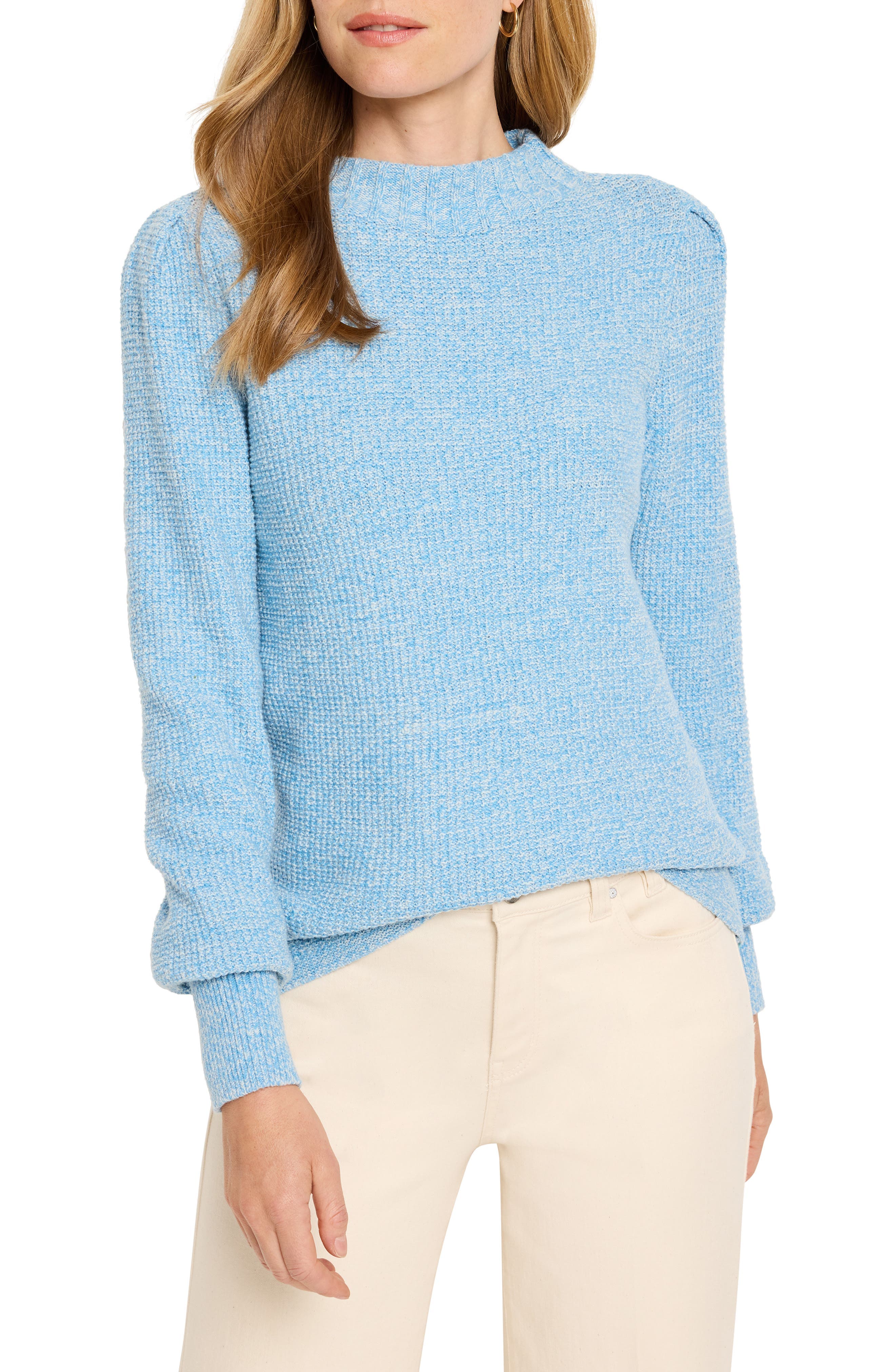 Waffle Stitch Crewneck Sweater - image 1