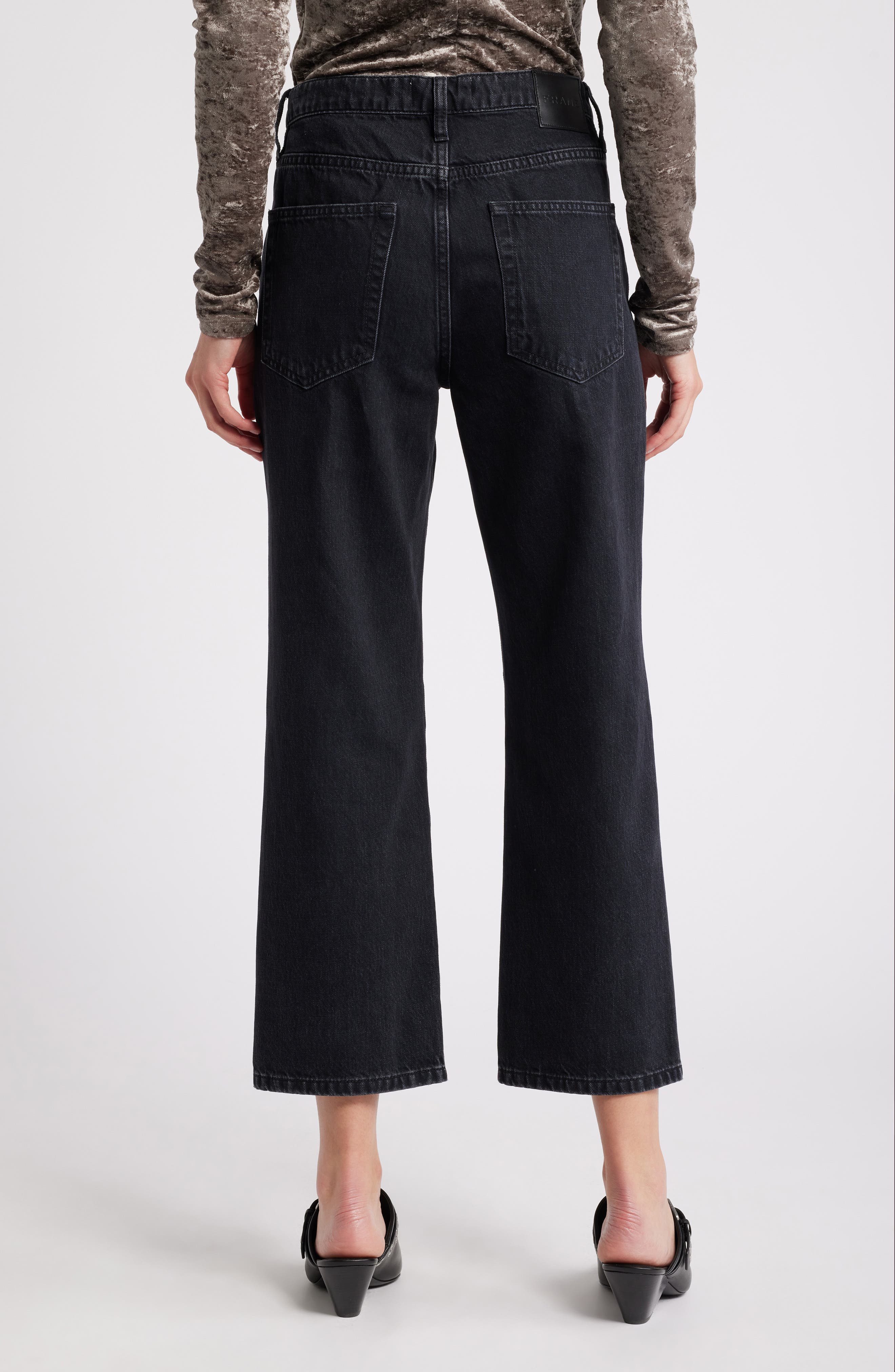 The Beaded Hang Cropped Straight Leg Jeans - image 2