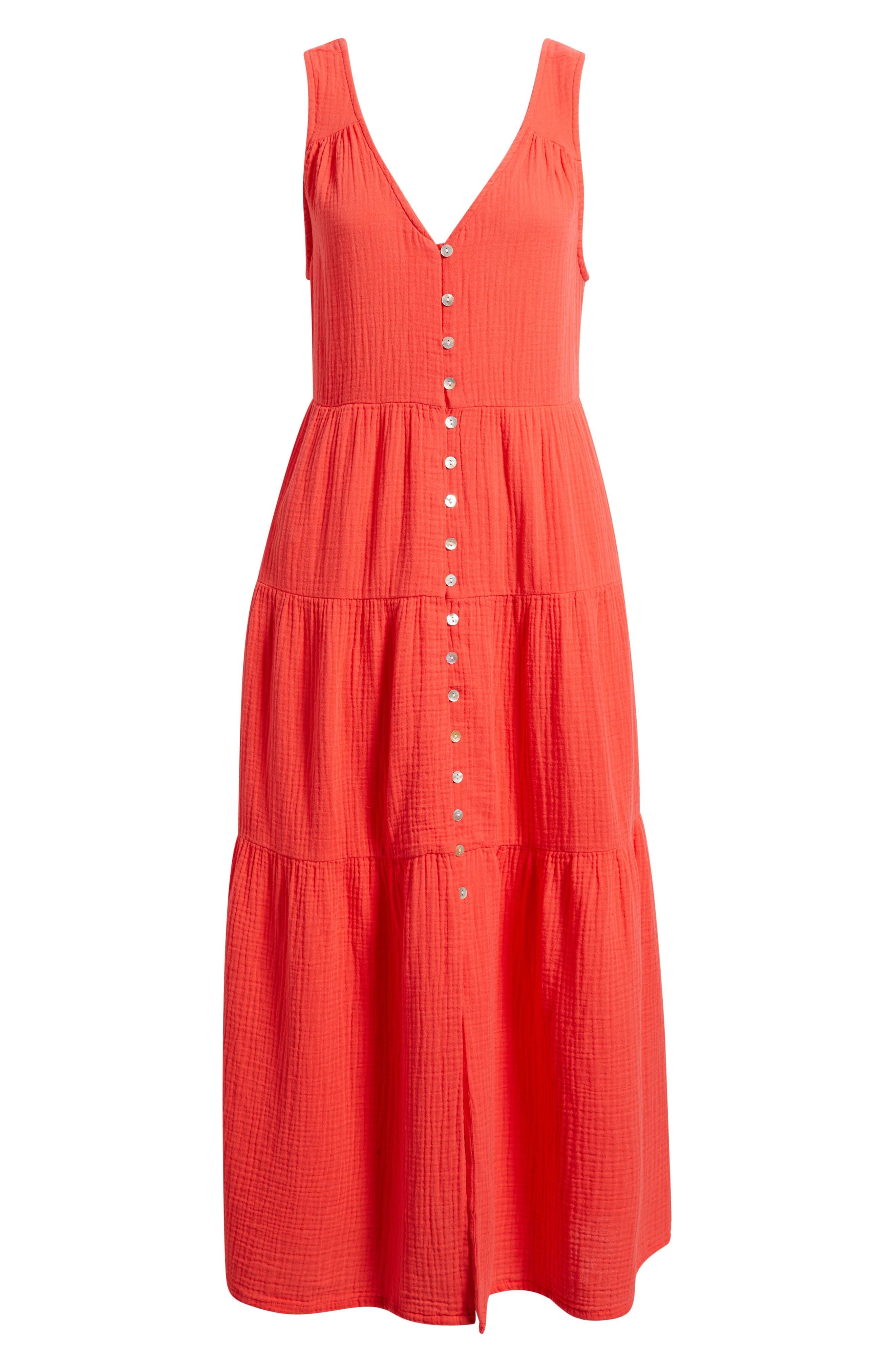 Corinne Sleeveless Organic Cotton Gauze Maxi Dress - image 2