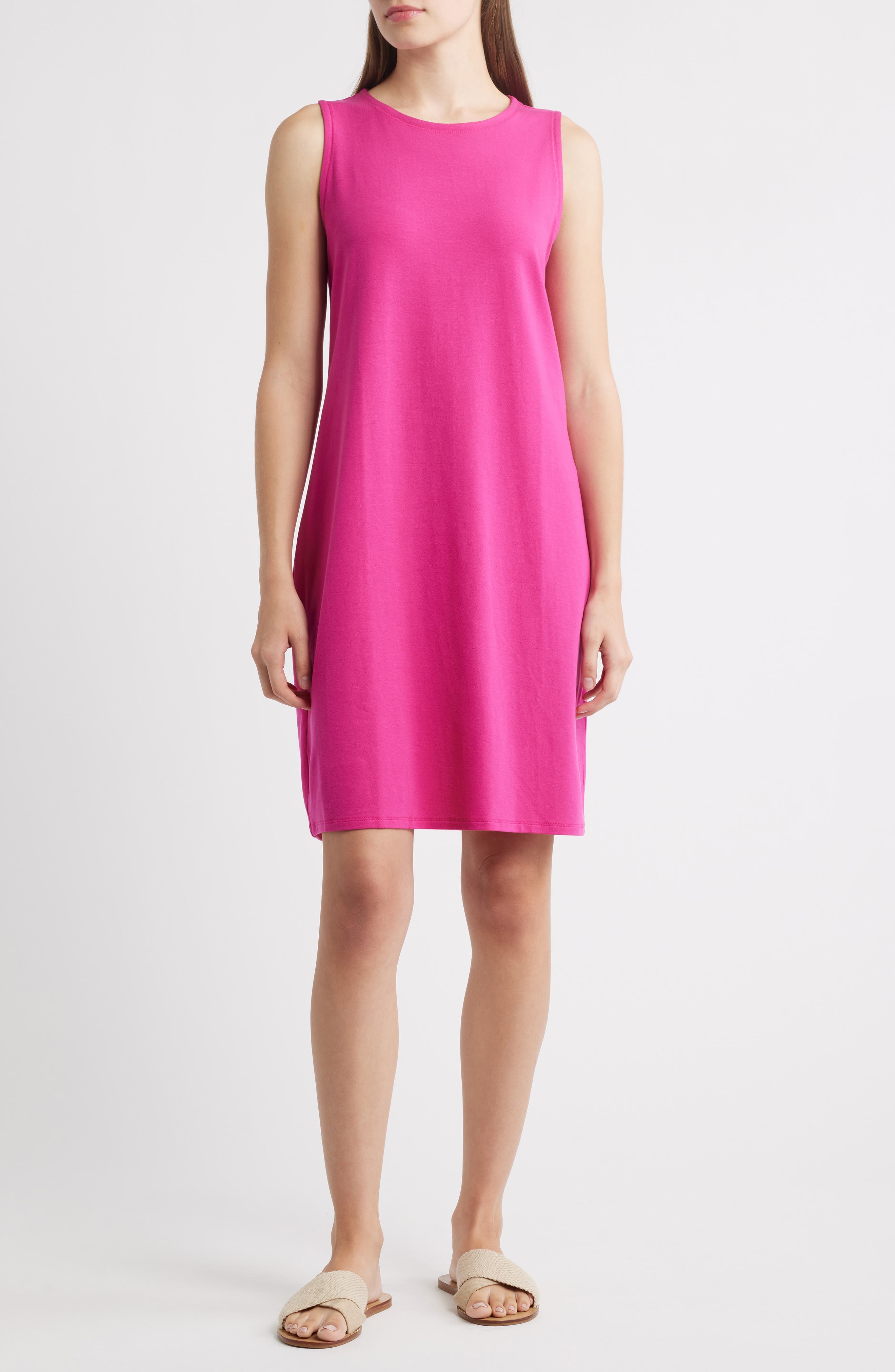 Jersey Shift Midi Dress - image 3