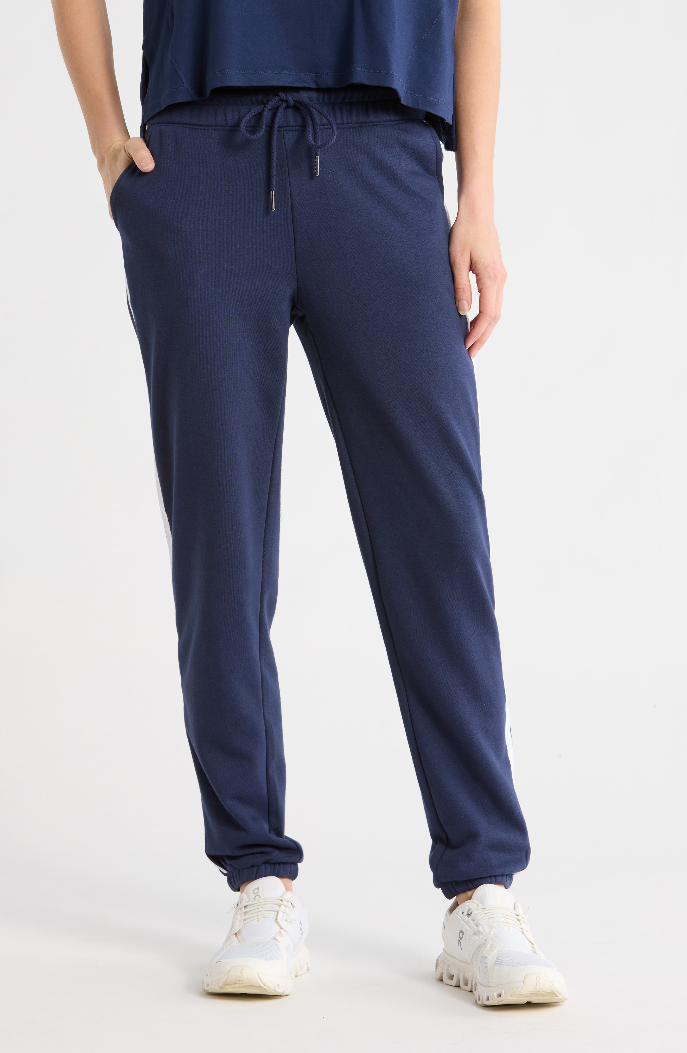 Stripe French Terry Joggers - image 5